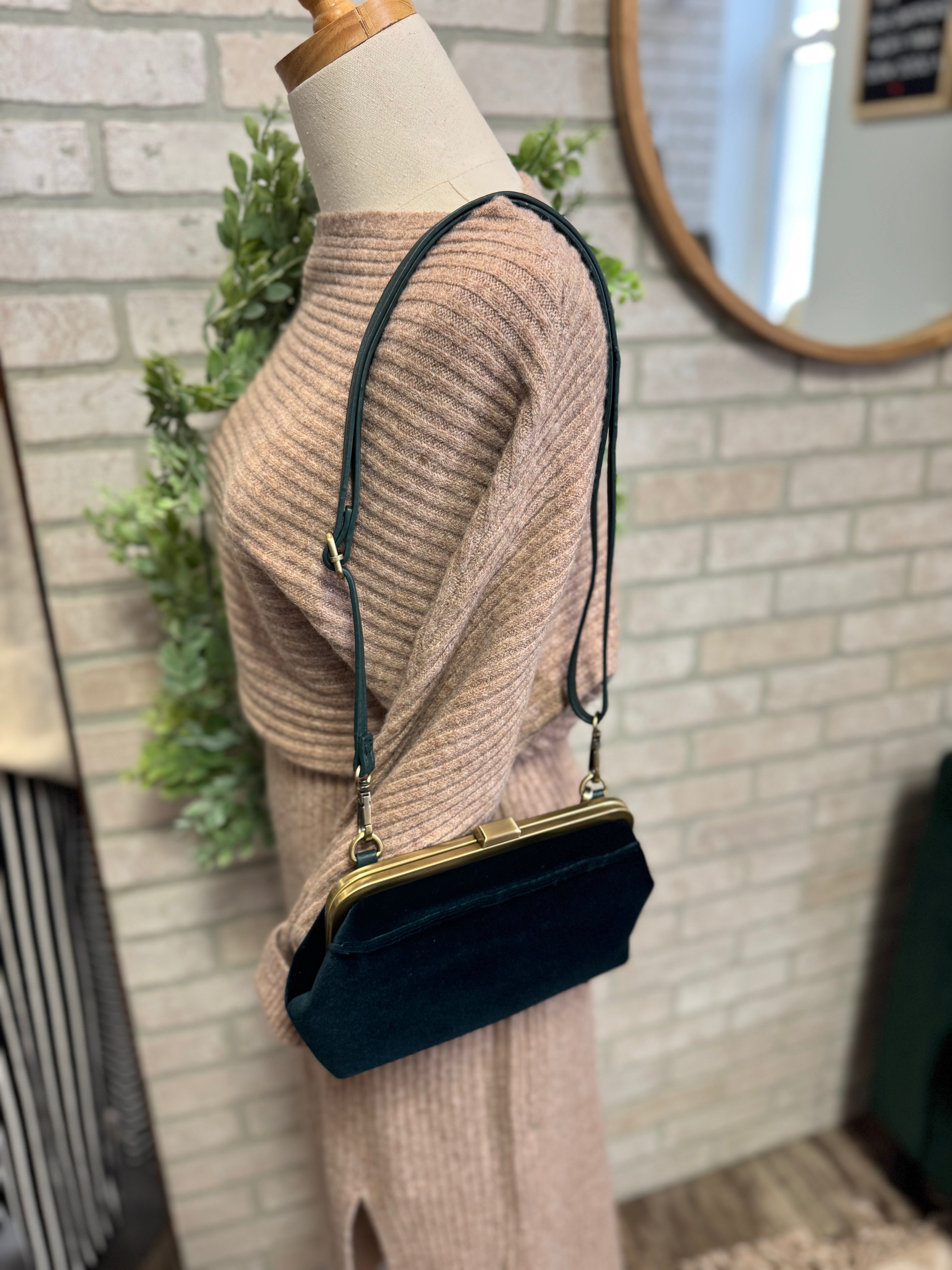 Joy Susan Vivie Crossbody-Emerald-Crossbody Purses-joy susan-The Silo Boutique, Women's Fashion Boutique Located in Warren and Grand Forks North Dakota