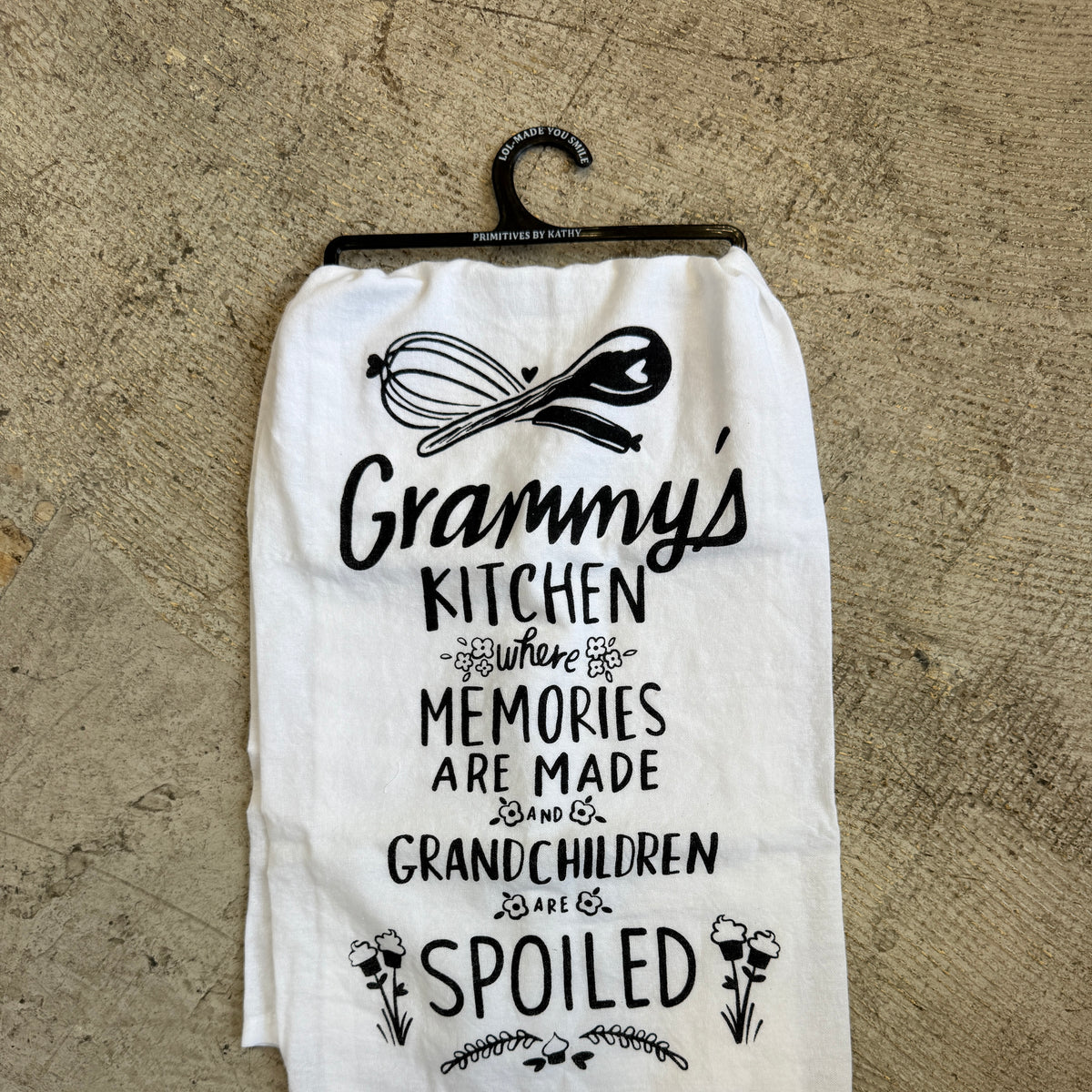 Grammy's Kitchen Tea Towel-Tea Towels-primitives-The Silo Boutique, Women's Fashion Boutique Located in Warren and Grand Forks North Dakota