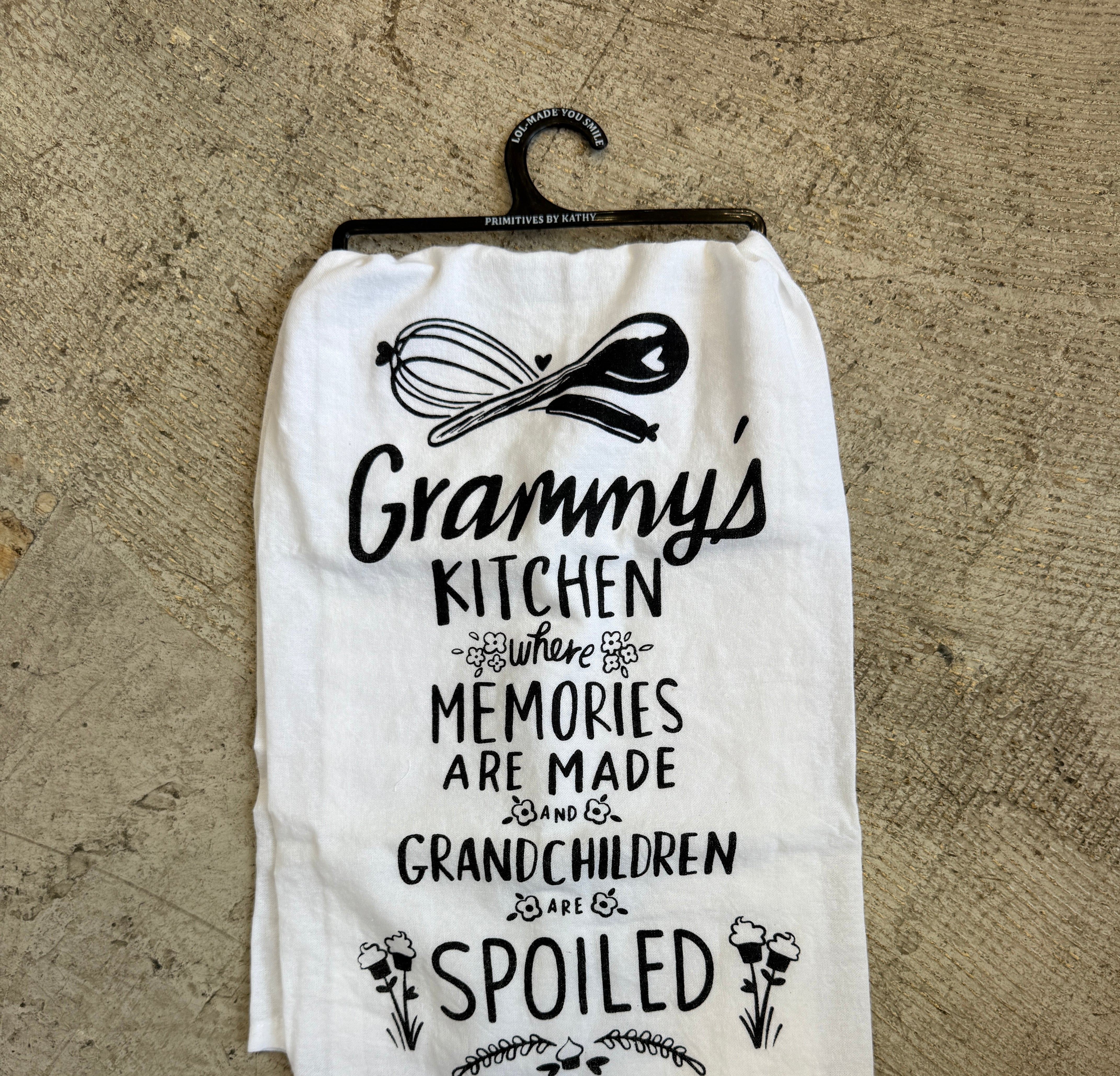 Grammy's Kitchen Tea Towel-Tea Towels-primitives-The Silo Boutique, Women's Fashion Boutique Located in Warren and Grand Forks North Dakota