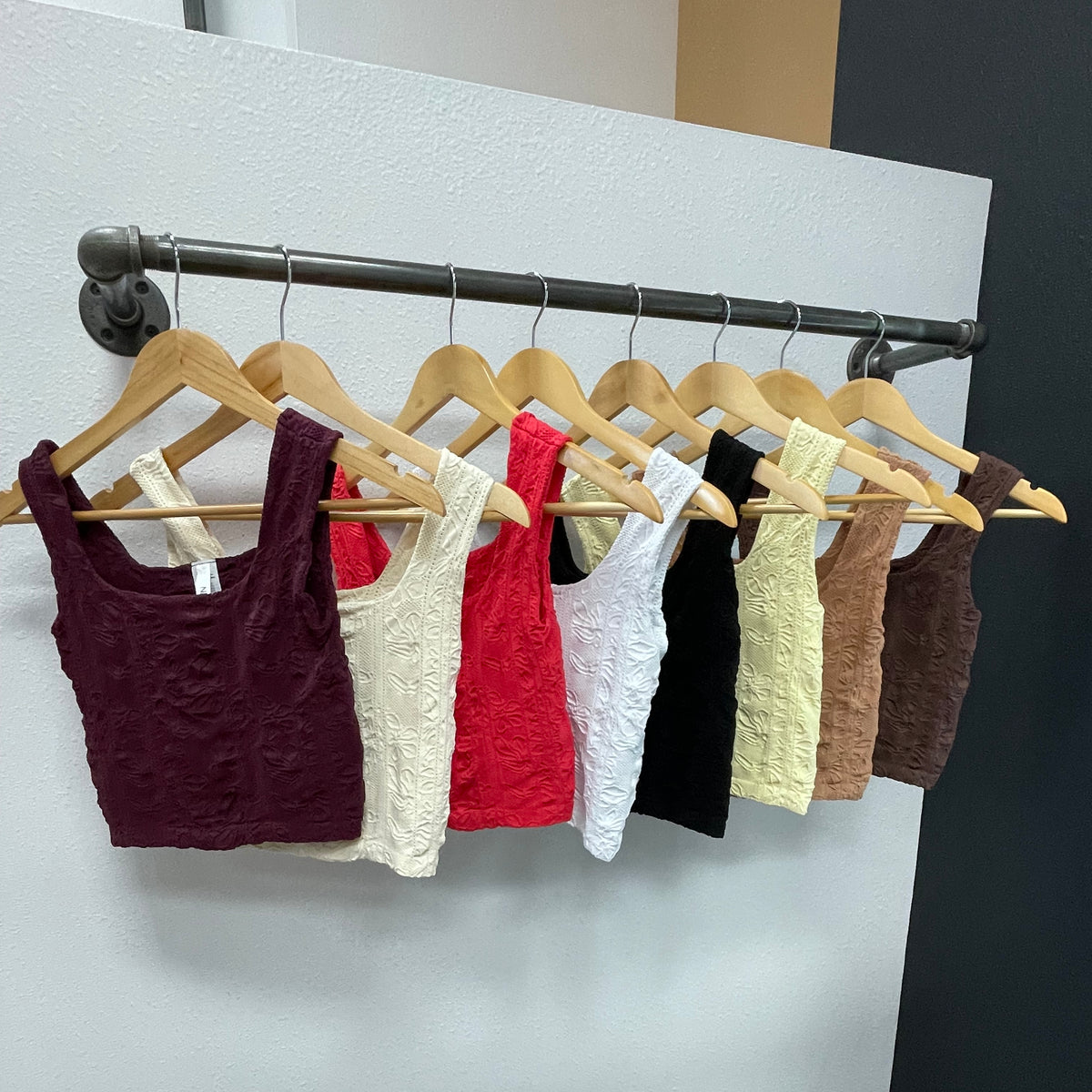 NikiBiki Double Lace Tank Top-Tank Tops-nikibiki-The Silo Boutique, Women's Fashion Boutique Located in Warren and Grand Forks North Dakota