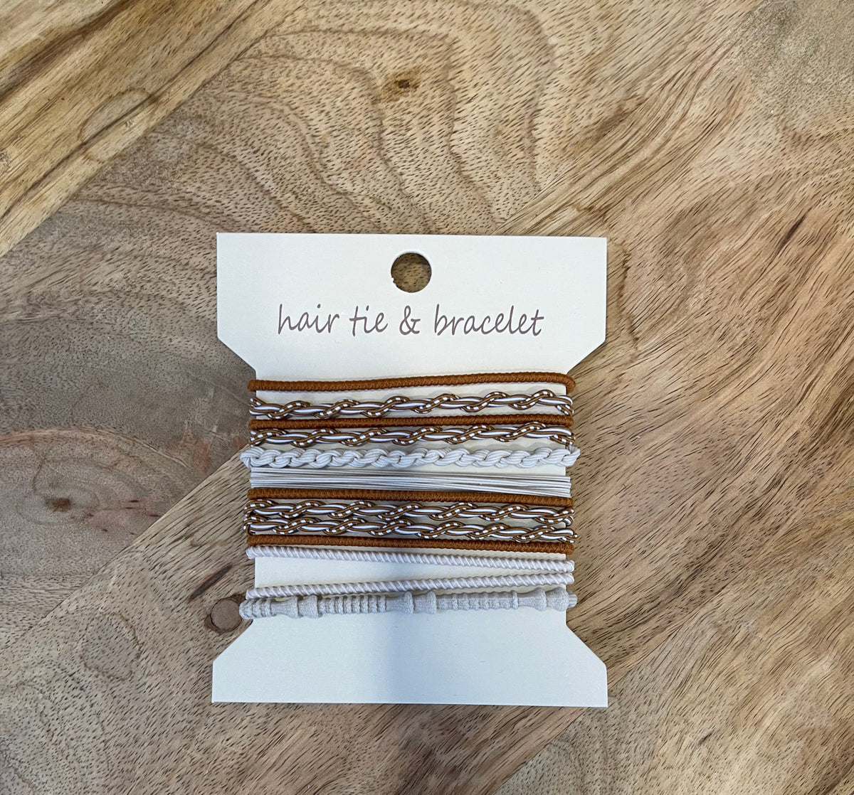 Lynn Hair Ties Bracelet-Bracelets-joss-The Silo Boutique, Women's Fashion Boutique Located in Warren and Grand Forks North Dakota