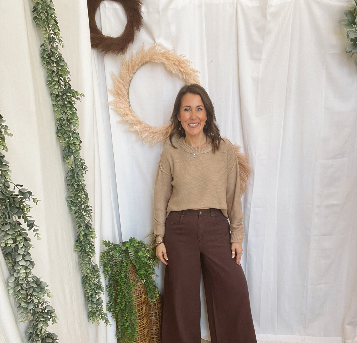 Zara Knit Sweater-Taupe-Long Sleeve Tops-hyfve-The Silo Boutique, Women's Fashion Boutique Located in Warren and Grand Forks North Dakota