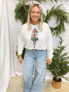 Girl With Presents Sweatshirt-Sweatshirts-panaache-The Silo Boutique, Women's Fashion Boutique Located in Warren and Grand Forks North Dakota