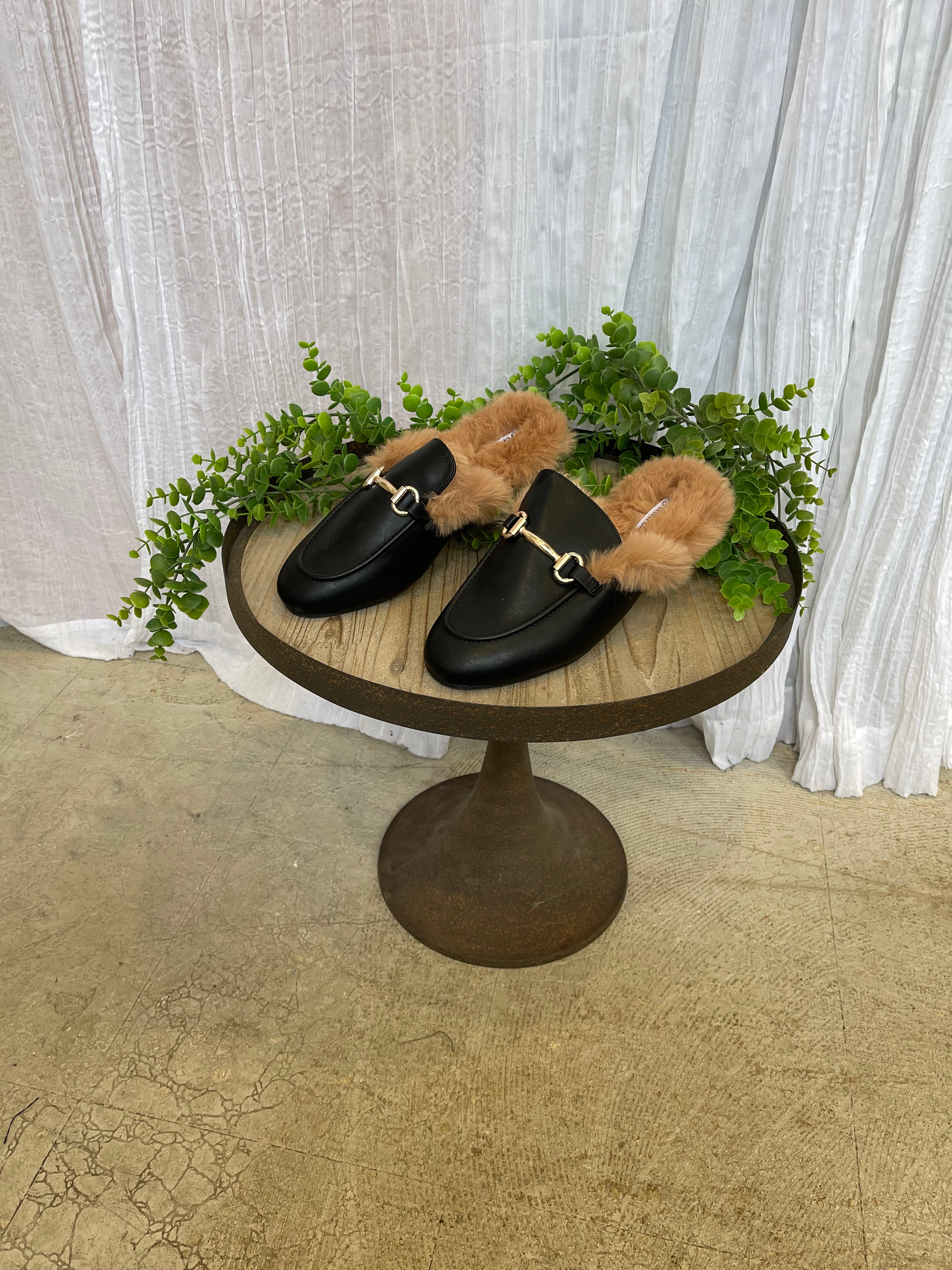 Danica Slipper Shoe-Black-Shoes-Forever Link-The Silo Boutique, Women's Fashion Boutique Located in Warren and Grand Forks North Dakota