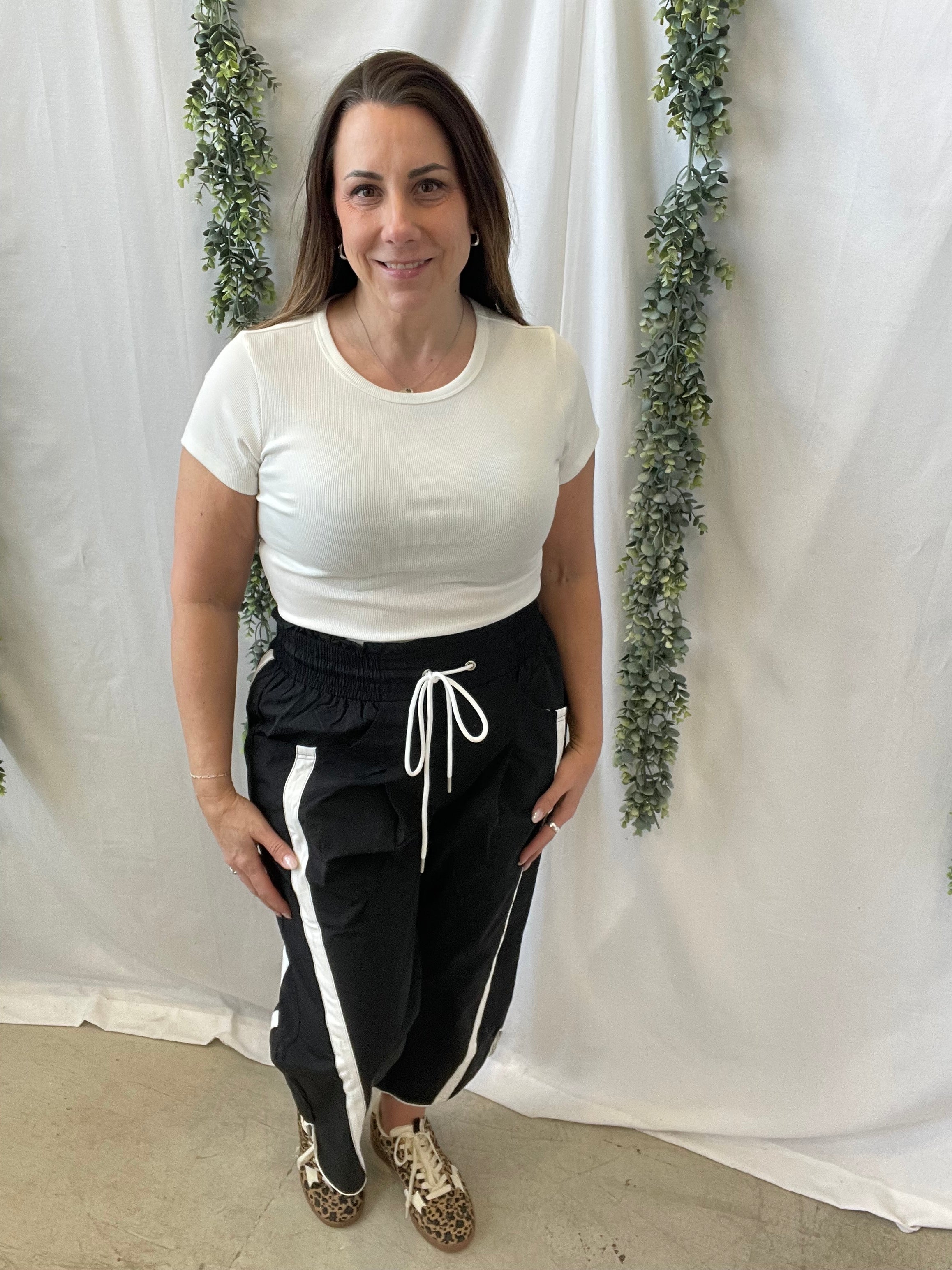 Zoey Basic Ribbed Top-White-Short Sleeve Tops-hyfve-The Silo Boutique, Women's Fashion Boutique Located in Warren and Grand Forks North Dakota