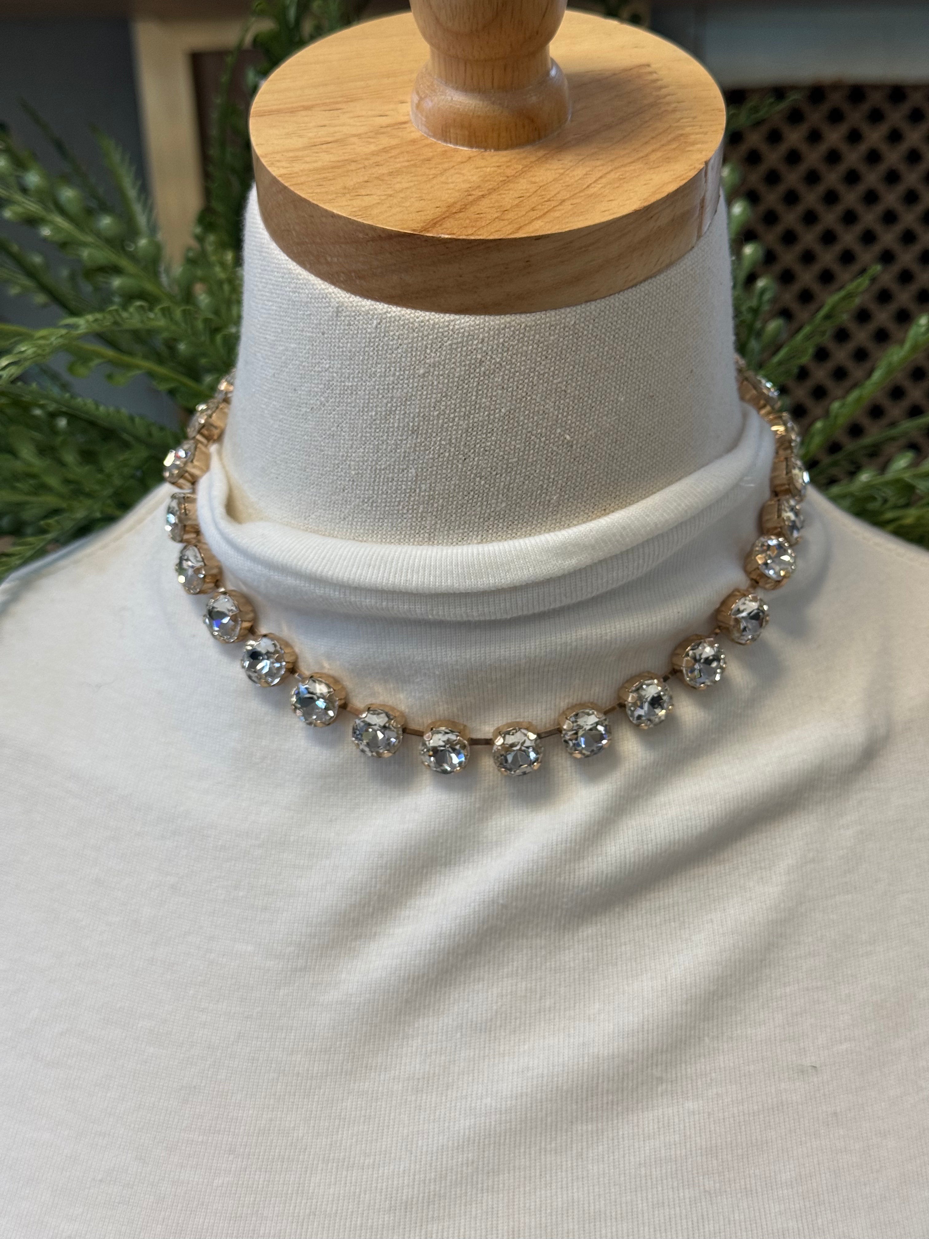 Staza Gem Necklace-Necklaces-fame-The Silo Boutique, Women's Fashion Boutique Located in Warren and Grand Forks North Dakota