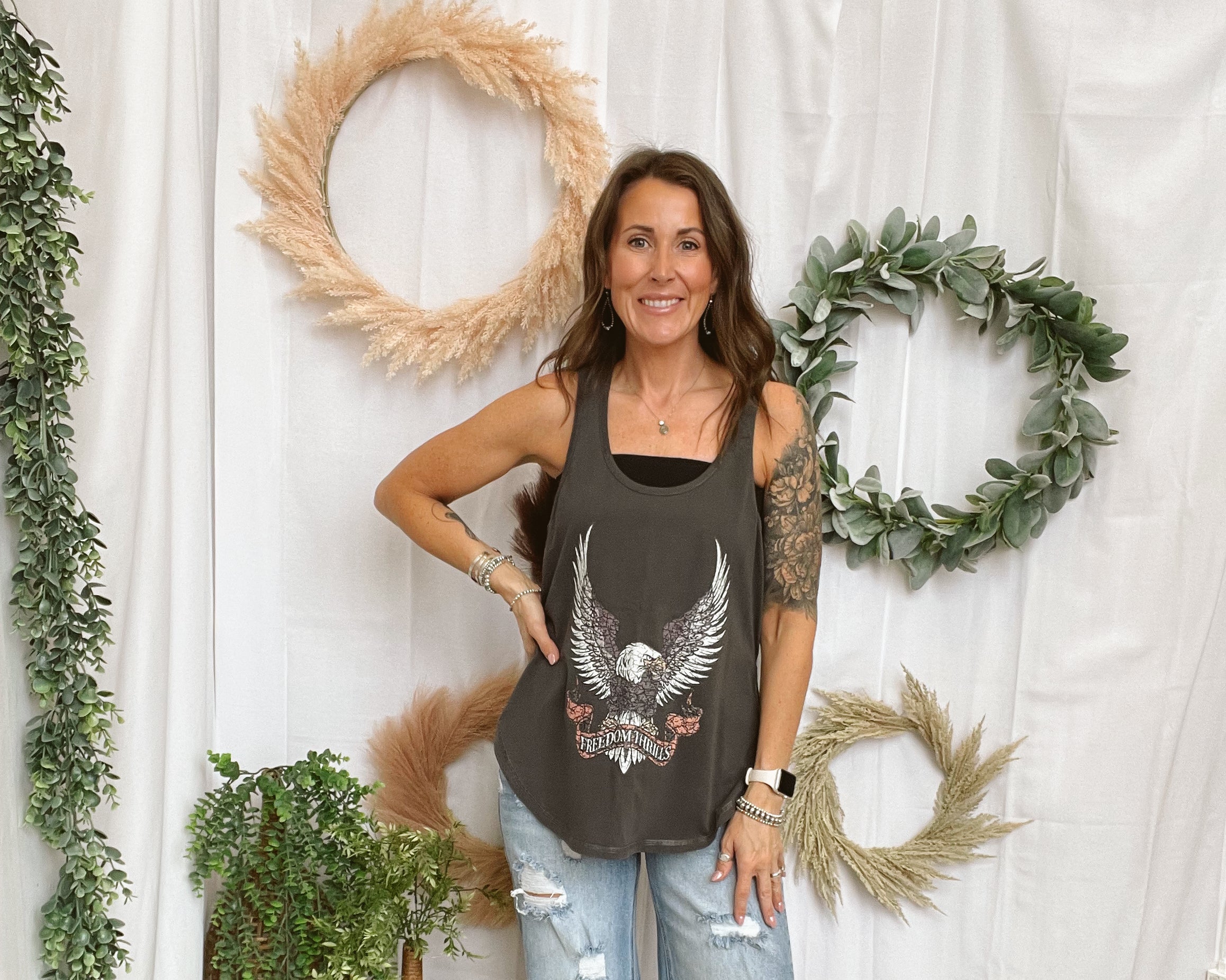 Blakeley Drew Distressed Dad Jeans-Jeans-risen-The Silo Boutique, Women's Fashion Boutique Located in Warren and Grand Forks North Dakota