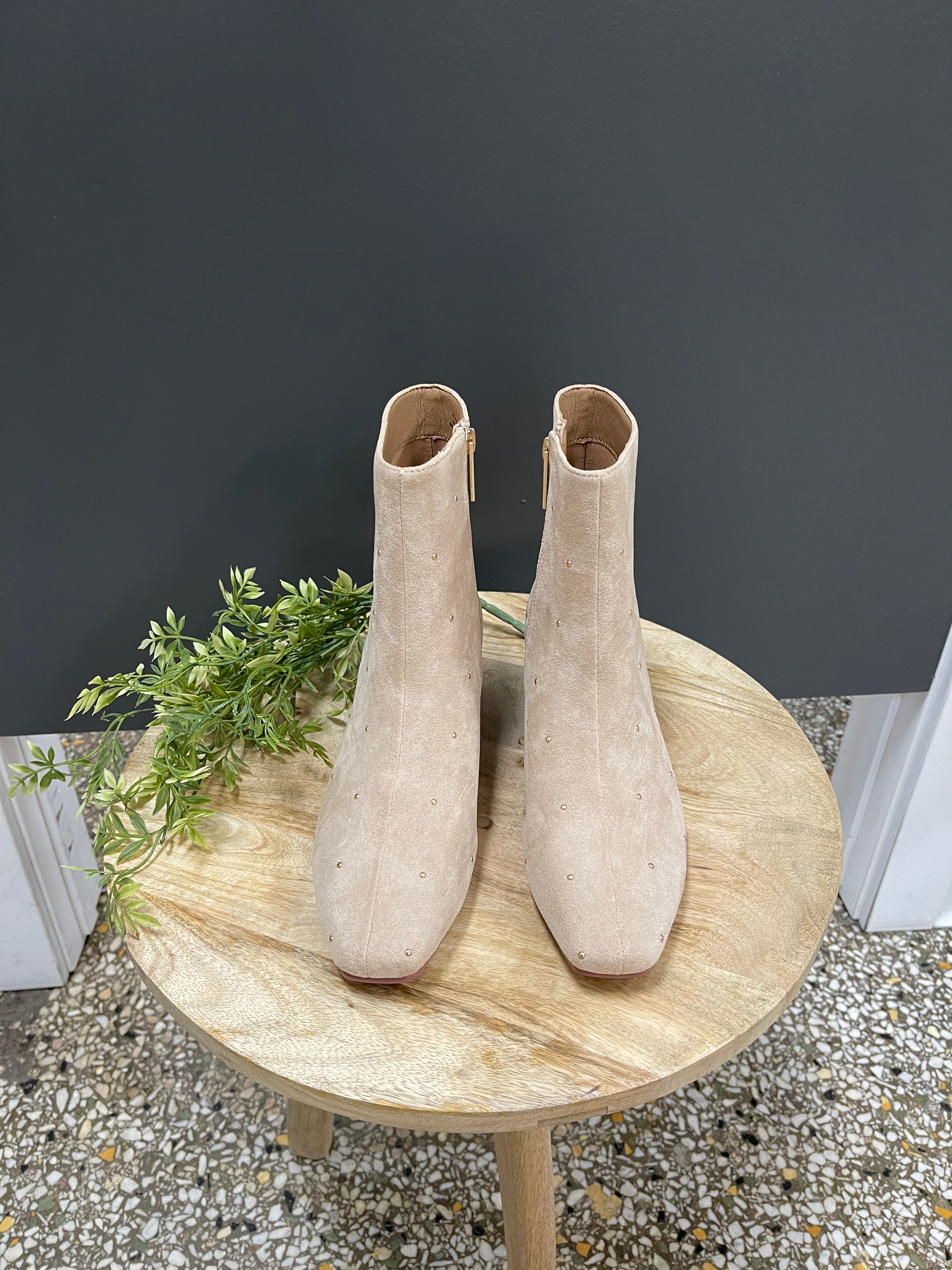 Corky's Sand Suede Such a Tease Boots-Boots-corkys-The Silo Boutique, Women's Fashion Boutique Located in Warren and Grand Forks North Dakota