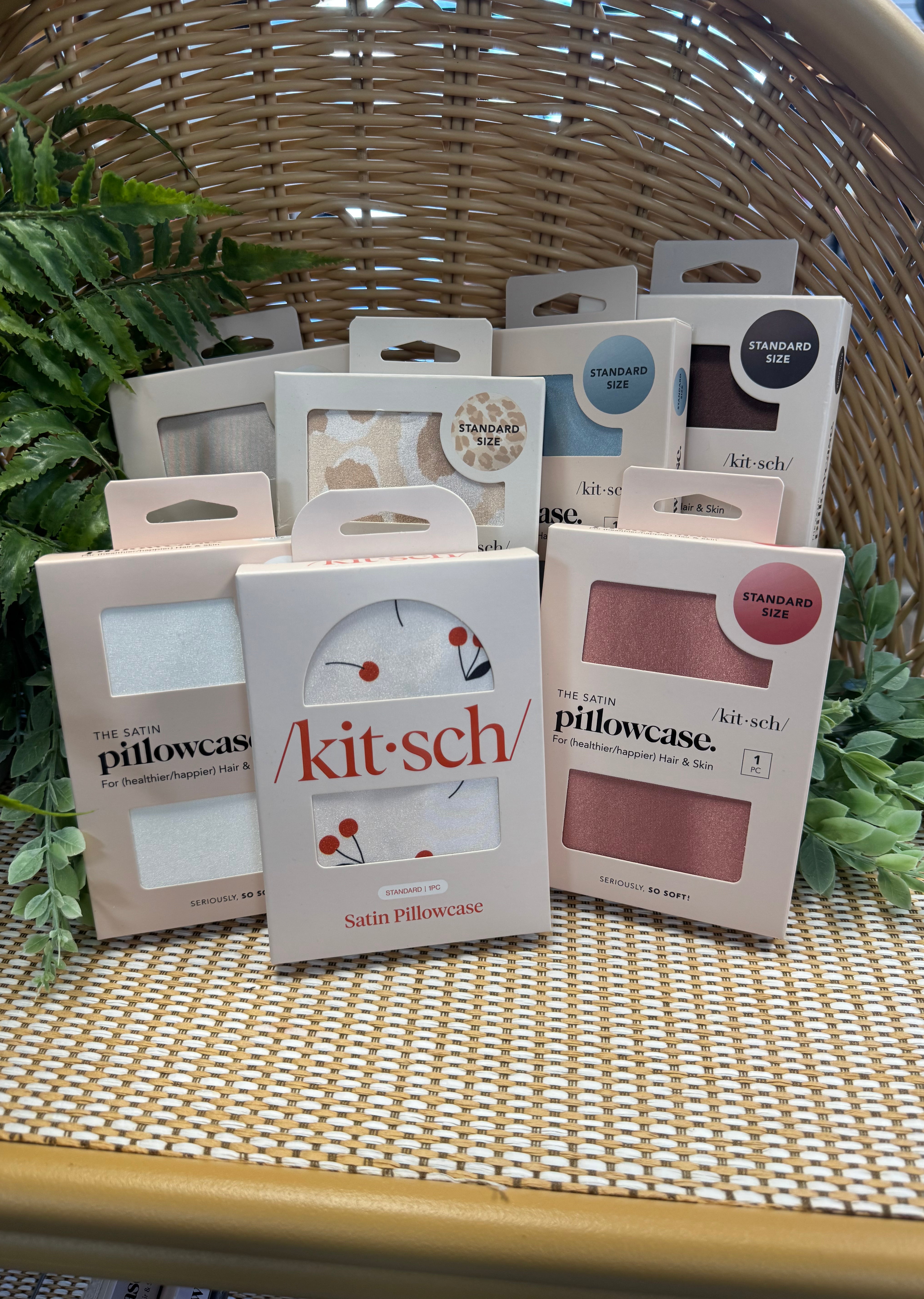 Kitsch Satin Standard Pillowcase-Beauty-kitsch-The Silo Boutique, Women's Fashion Boutique Located in Warren and Grand Forks North Dakota