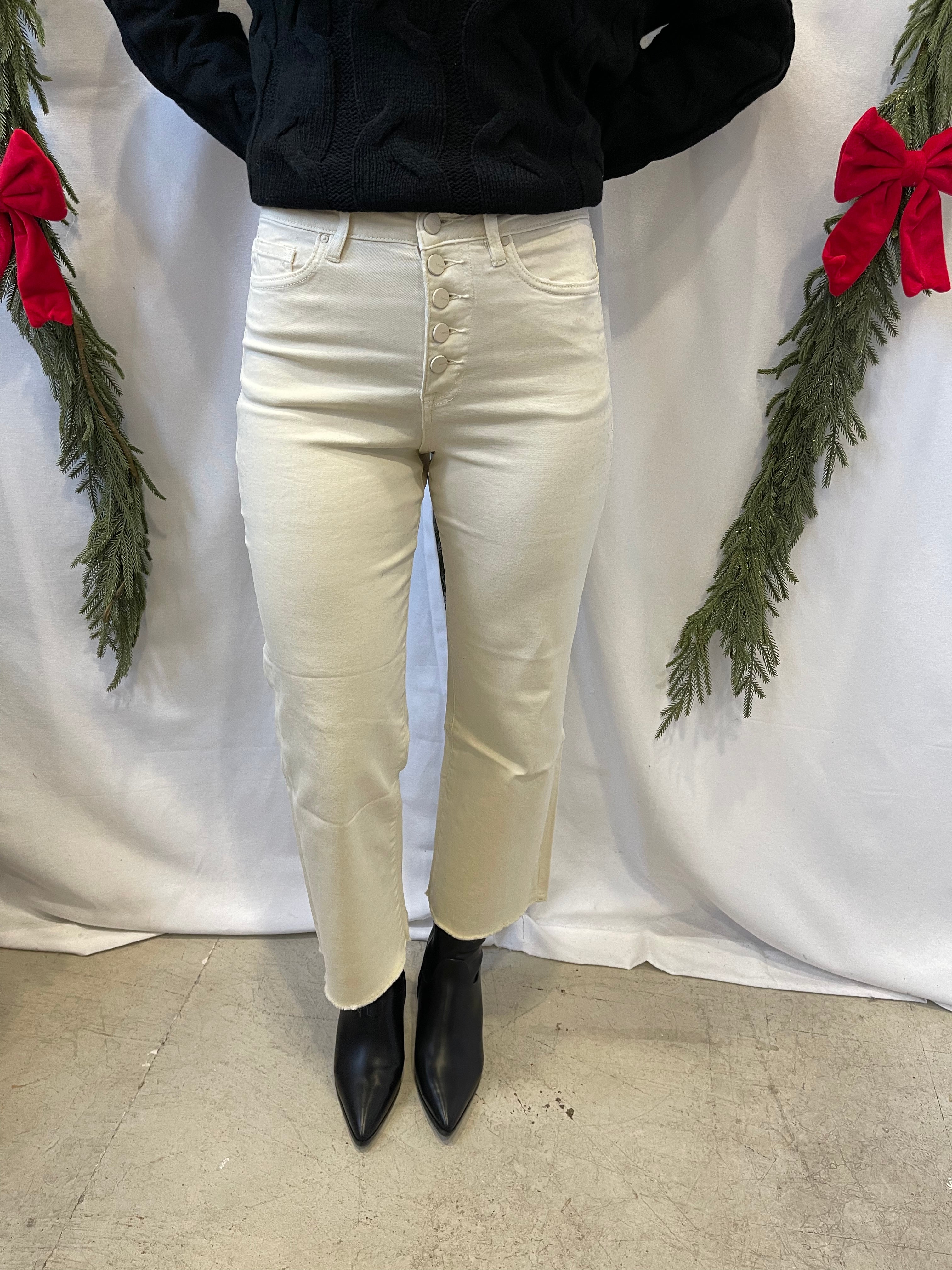 Mica Whitecap Chromatic Crop Jean-Jeans-mica-The Silo Boutique, Women's Fashion Boutique Located in Warren and Grand Forks North Dakota