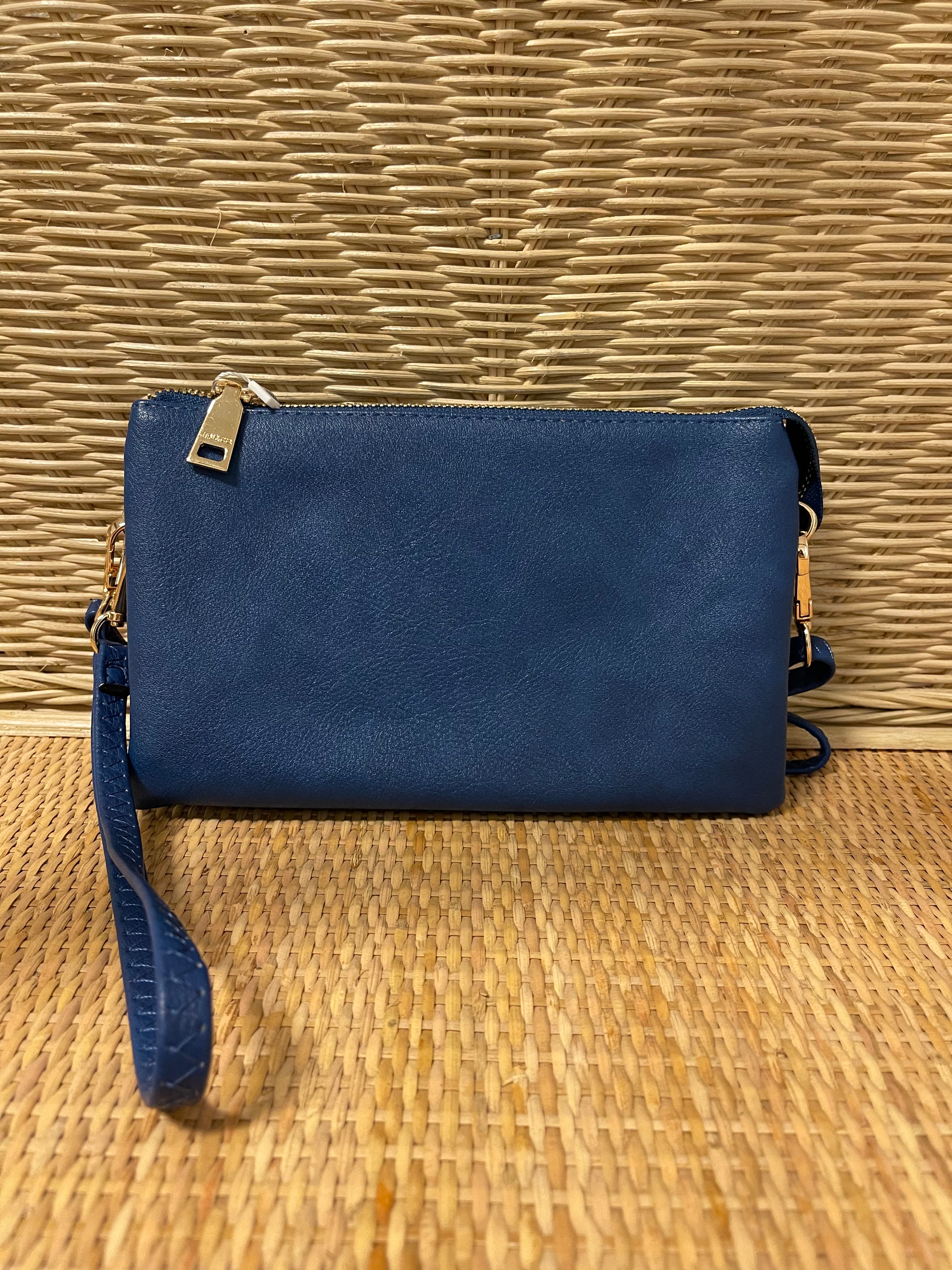 Riley 3 Compartment Crossbody/Wristlet-Crossbody Purses-Jen and Co-The Silo Boutique, Women's Fashion Boutique Located in Warren and Grand Forks North Dakota