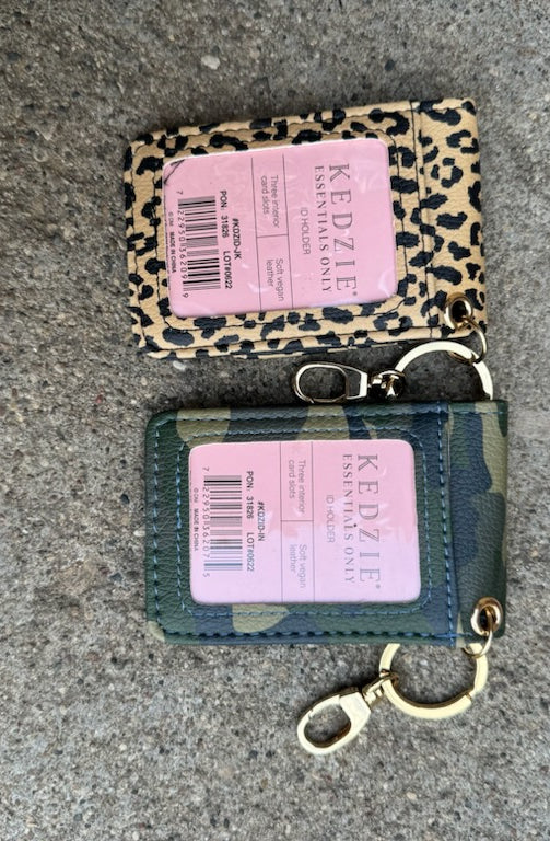 Kedzie Essentials Only Id Holder Keychain-Wallets-dm-The Silo Boutique, Women's Fashion Boutique Located in Warren and Grand Forks North Dakota