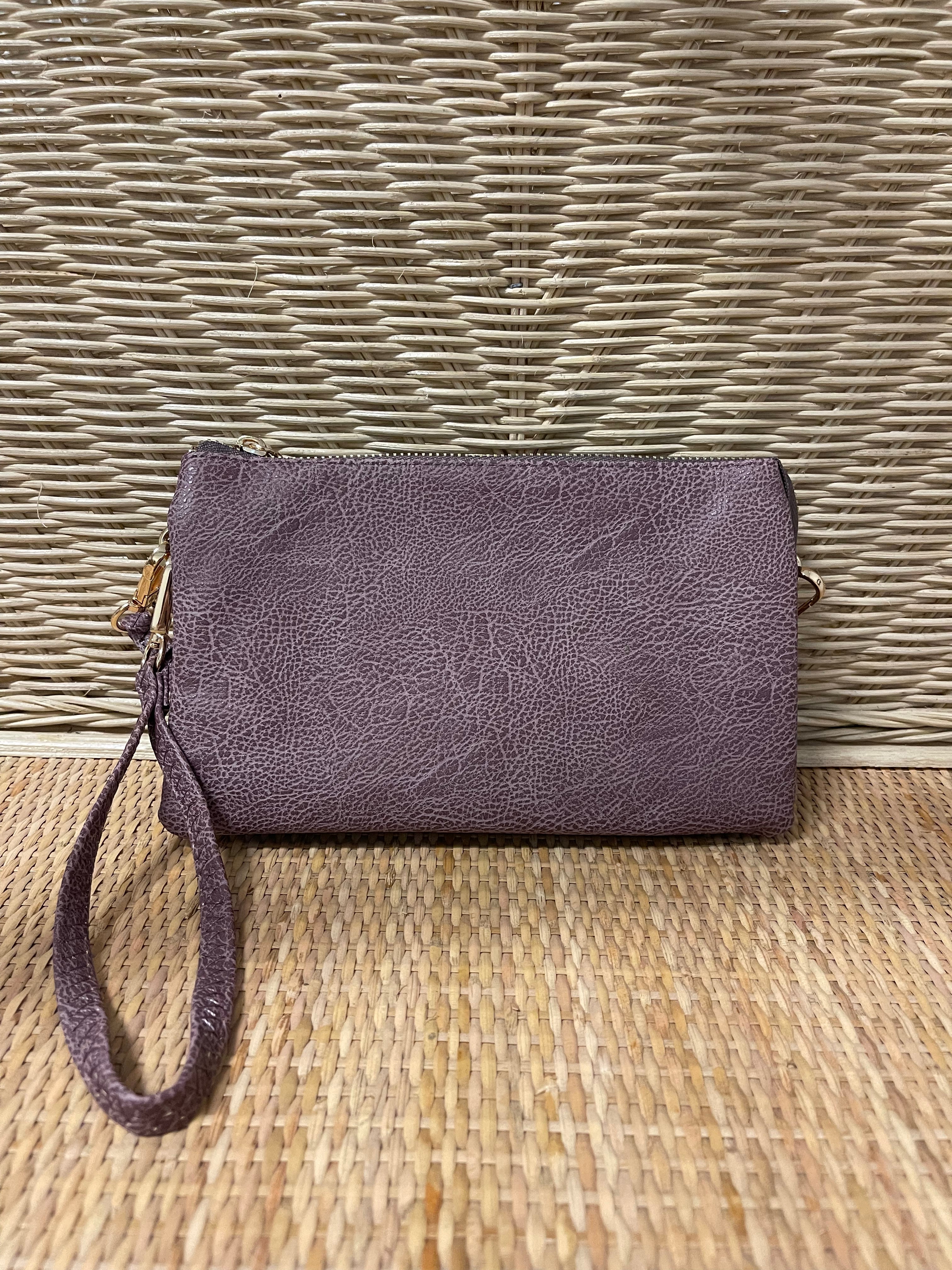 Riley 3 Compartment Crossbody/Wristlet-Crossbody Purses-Jen and Co-The Silo Boutique, Women's Fashion Boutique Located in Warren and Grand Forks North Dakota