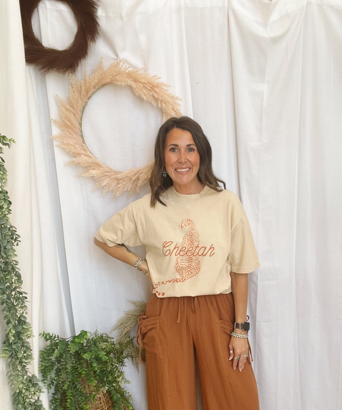 Jane Cheetah Graphic Tee-Graphic Tees-jade by jane-The Silo Boutique, Women's Fashion Boutique Located in Warren and Grand Forks North Dakota