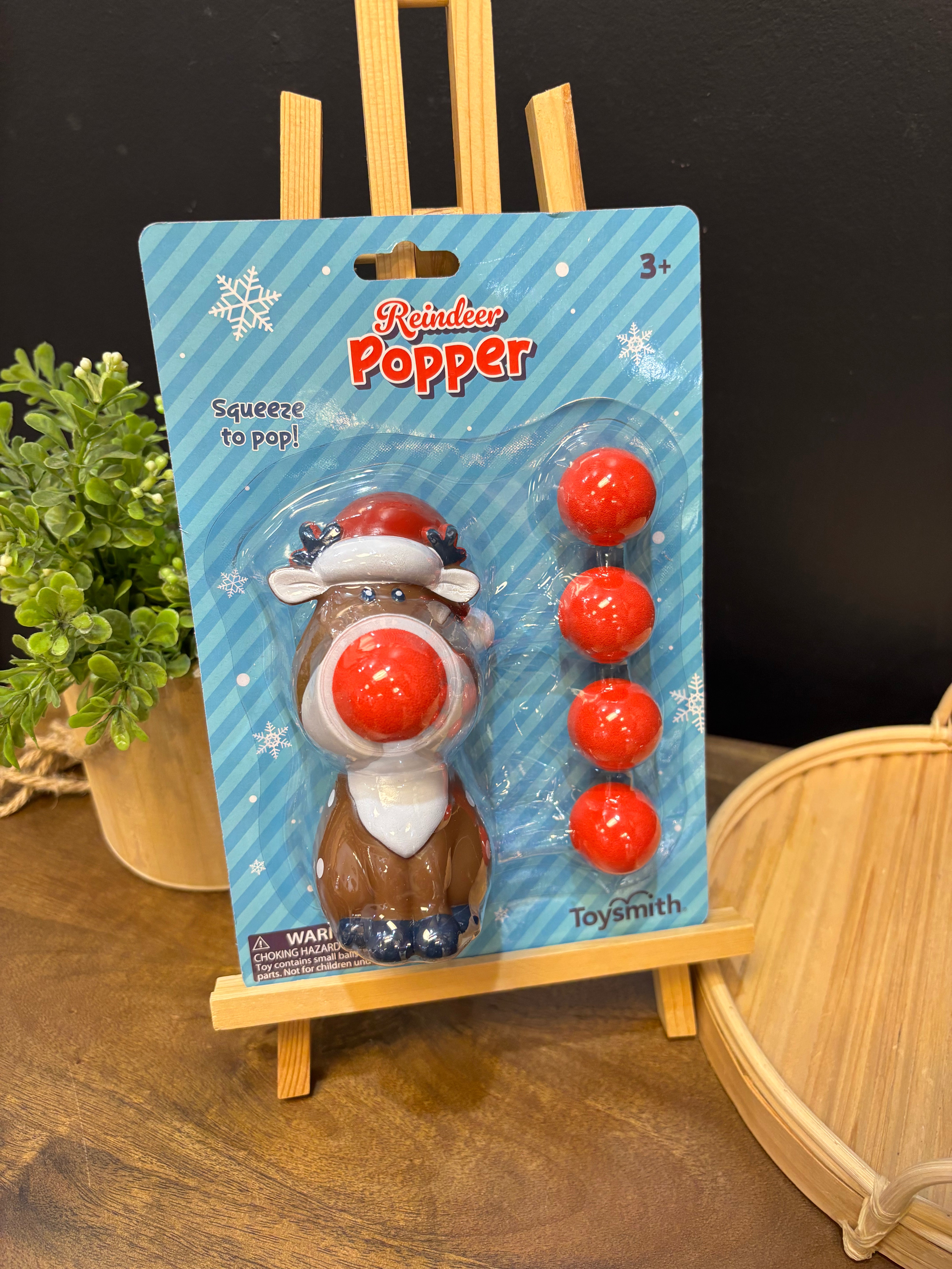 Reindeer Ball Popper-bubbles-faire-The Silo Boutique, Women's Fashion Boutique Located in Warren and Grand Forks North Dakota