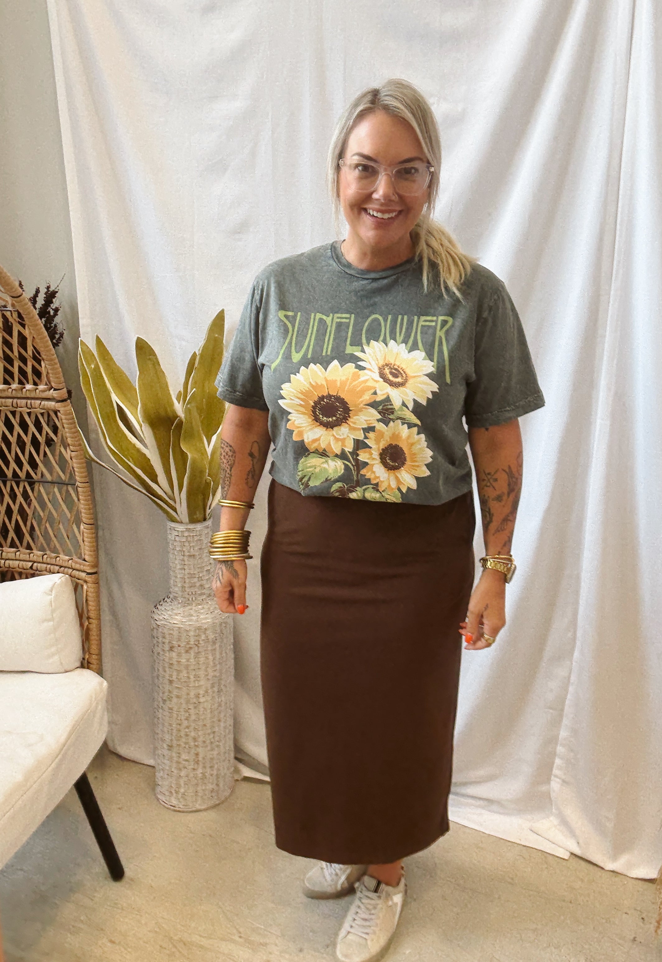 The Perfect Maxi Skirt-Coffee-Skirts-hem and thread-The Silo Boutique, Women's Fashion Boutique Located in Warren and Grand Forks North Dakota