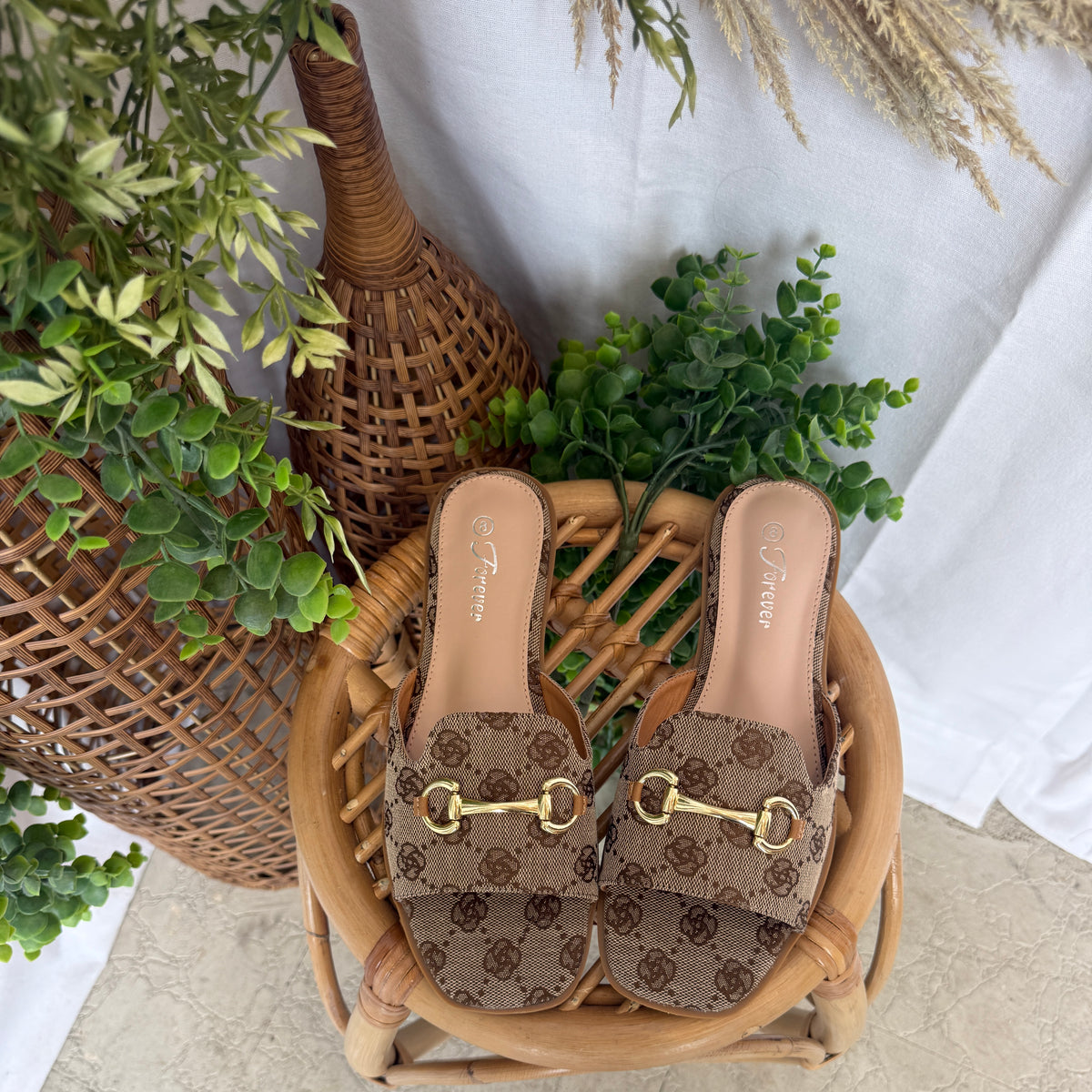 Forever Deal Printed Sandal-Sandals-soda-The Silo Boutique, Women's Fashion Boutique Located in Warren and Grand Forks North Dakota