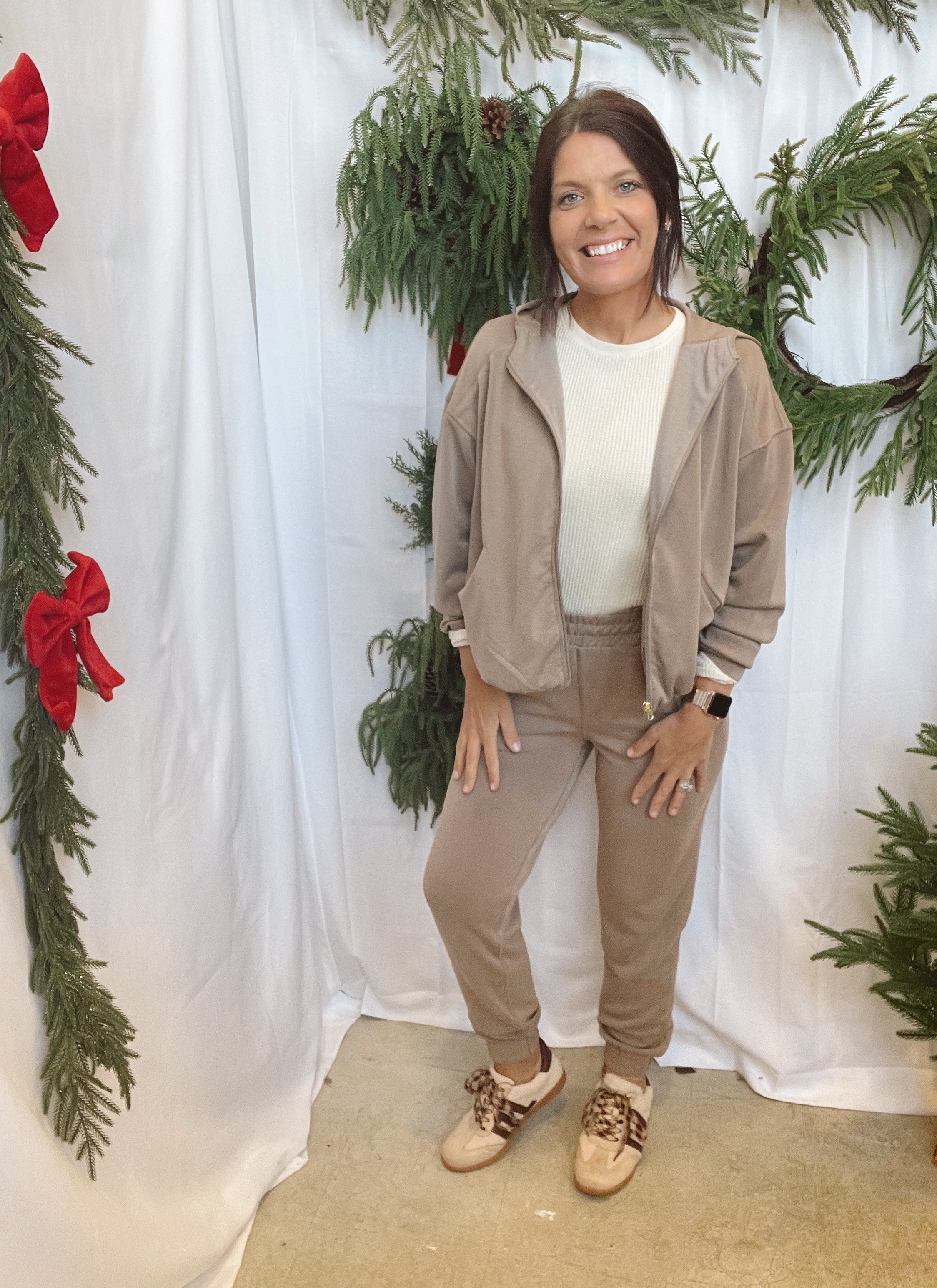 Mono B Laguna Flow Hooded Jacket-Sweatshirts-mono b-The Silo Boutique, Women's Fashion Boutique Located in Warren and Grand Forks North Dakota