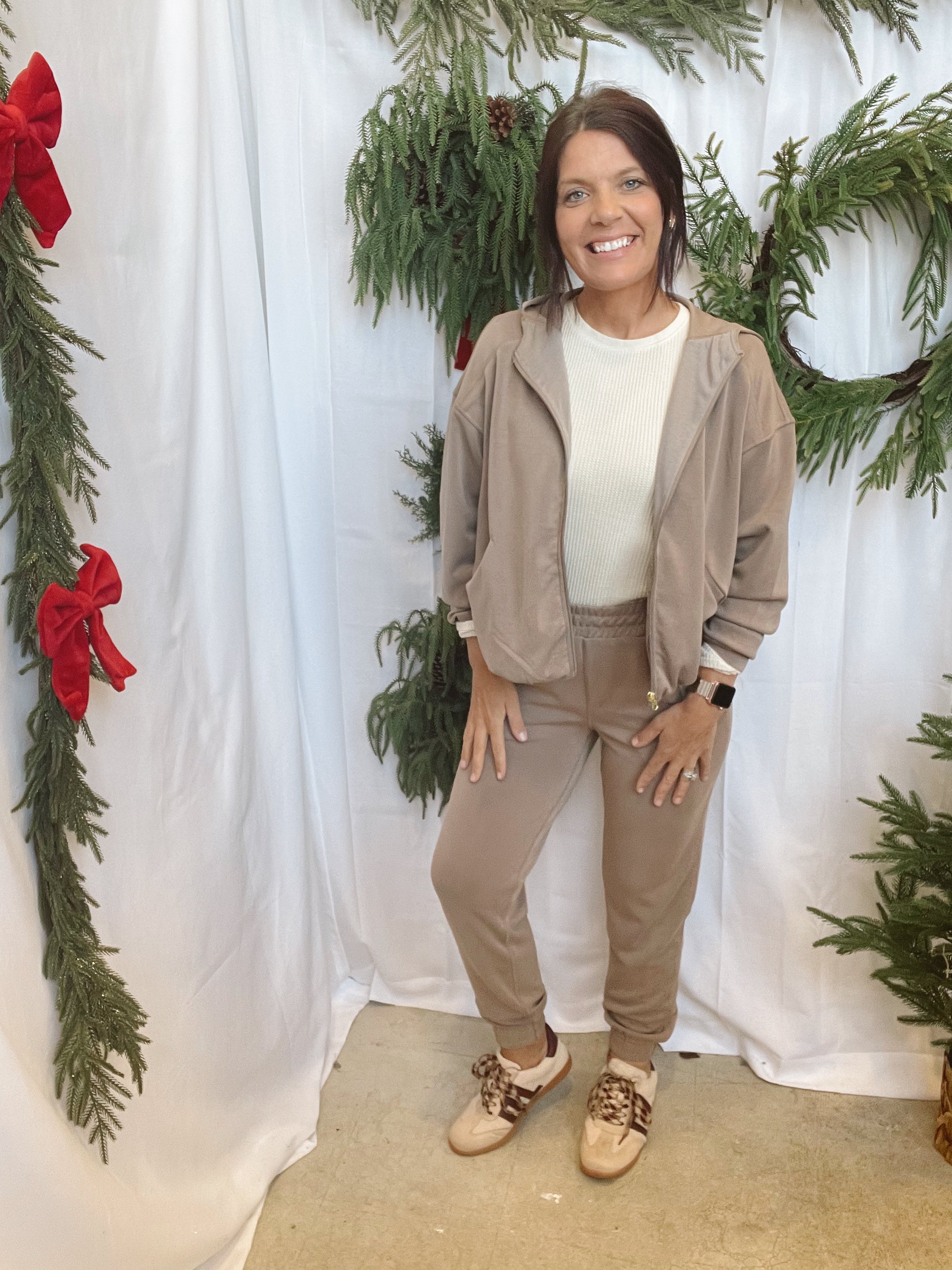 Mono B Laguna Flow Hooded Jacket-Sweatshirts-mono b-The Silo Boutique, Women's Fashion Boutique Located in Warren and Grand Forks North Dakota