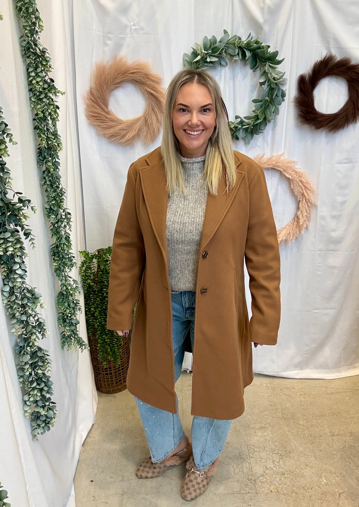 City Chic Jacket-Camel-Coats & Jackets-be cool-The Silo Boutique, Women's Fashion Boutique Located in Warren and Grand Forks North Dakota