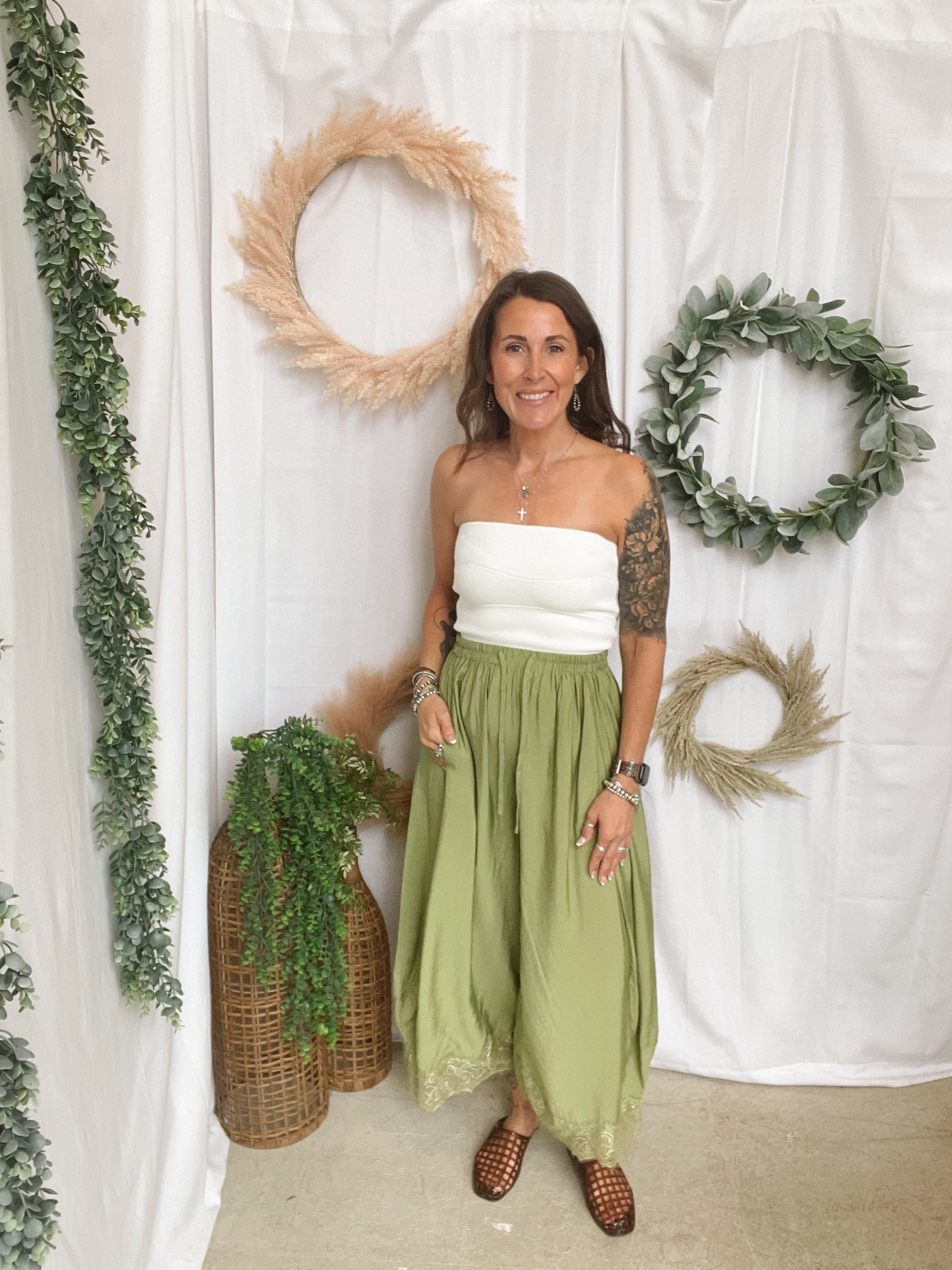 Bandage Bandeau Knit Brami Top-White-Tank Tops-listicle-The Silo Boutique, Women's Fashion Boutique Located in Warren and Grand Forks North Dakota
