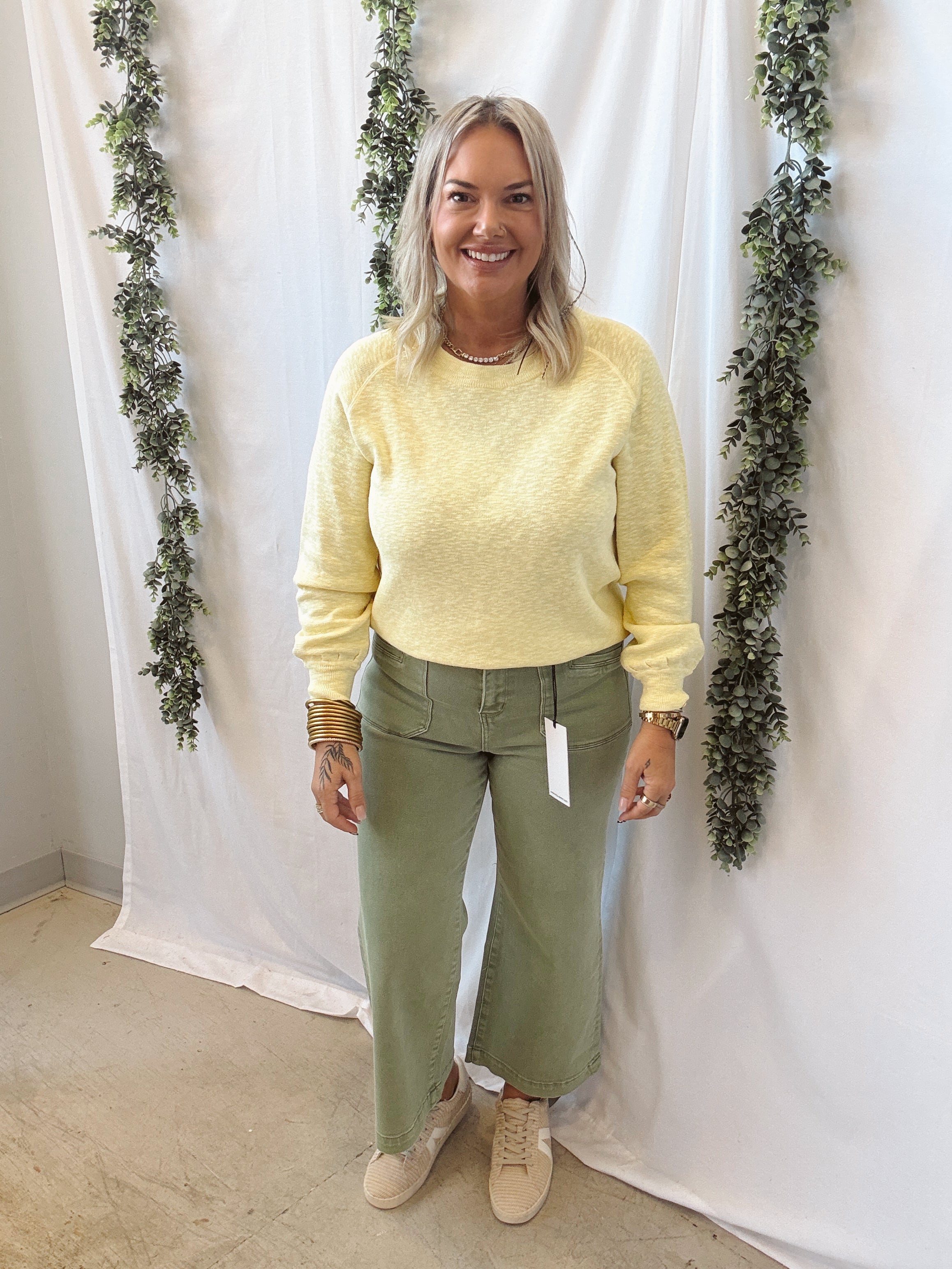 Mica Faded Green Utility Jeans-Jeans-mica-The Silo Boutique, Women's Fashion Boutique Located in Warren and Grand Forks North Dakota