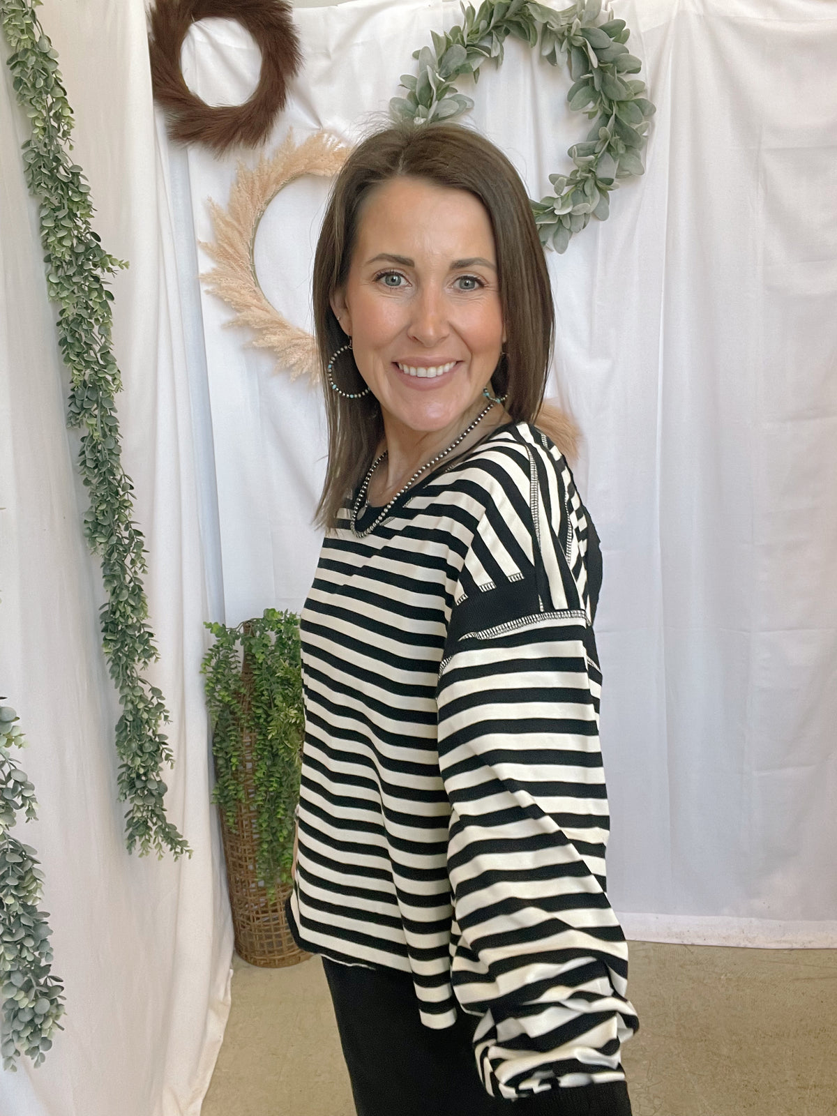 Talia Open Back Sweatshirt-Black-sweashirts-hyfve-The Silo Boutique, Women's Fashion Boutique Located in Warren and Grand Forks North Dakota