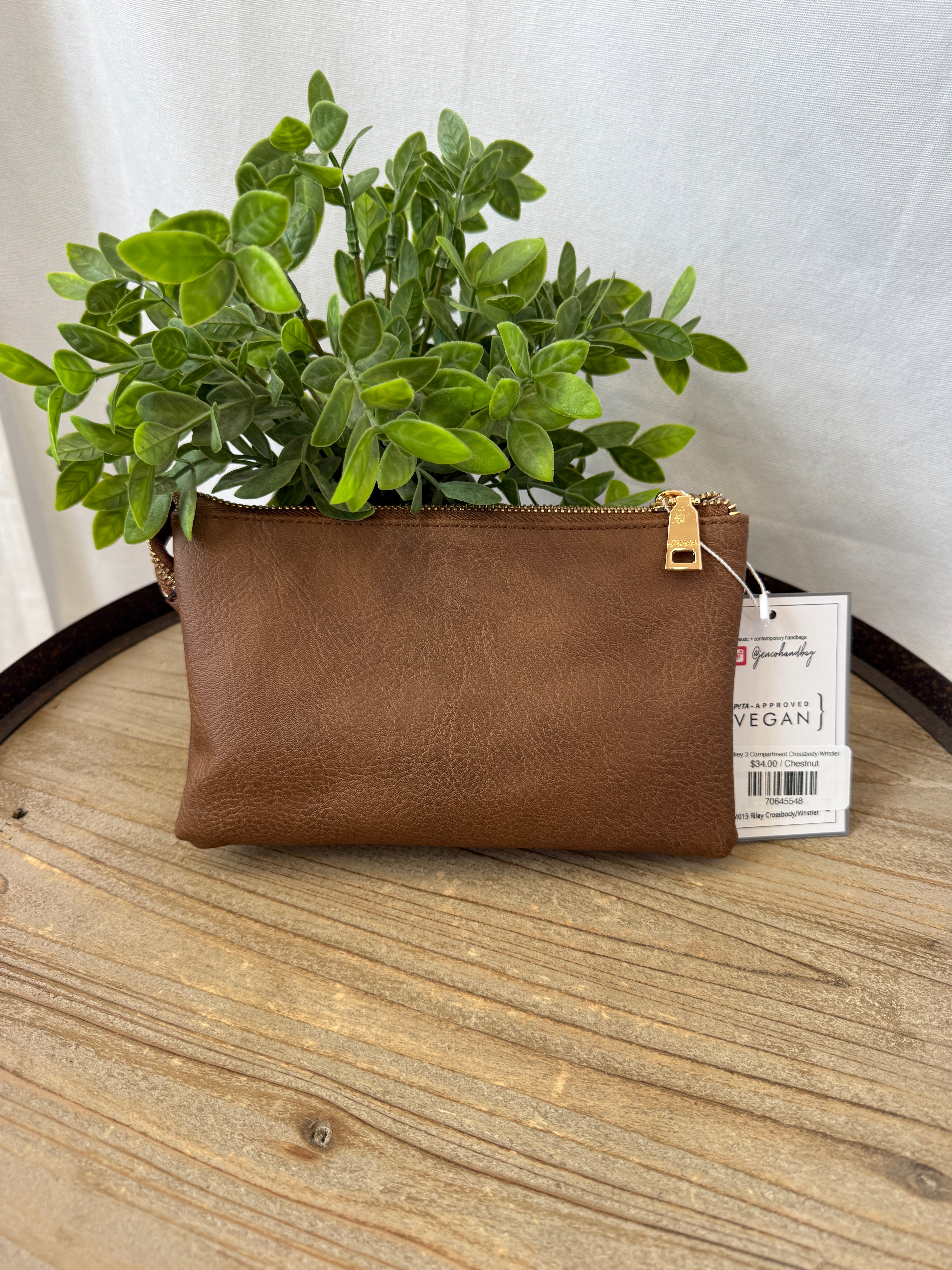 Riley 3 Compartment Crossbody/Wristlet-Crossbody Purses-Jen and Co-The Silo Boutique, Women's Fashion Boutique Located in Warren and Grand Forks North Dakota