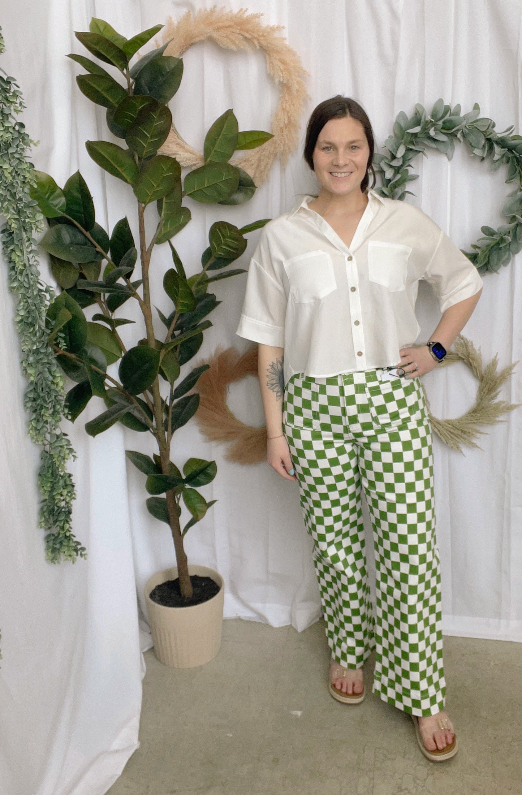 Free Moving Short Sleeve Top-White-Short Sleeve Tops-hyfve-The Silo Boutique, Women's Fashion Boutique Located in Warren and Grand Forks North Dakota