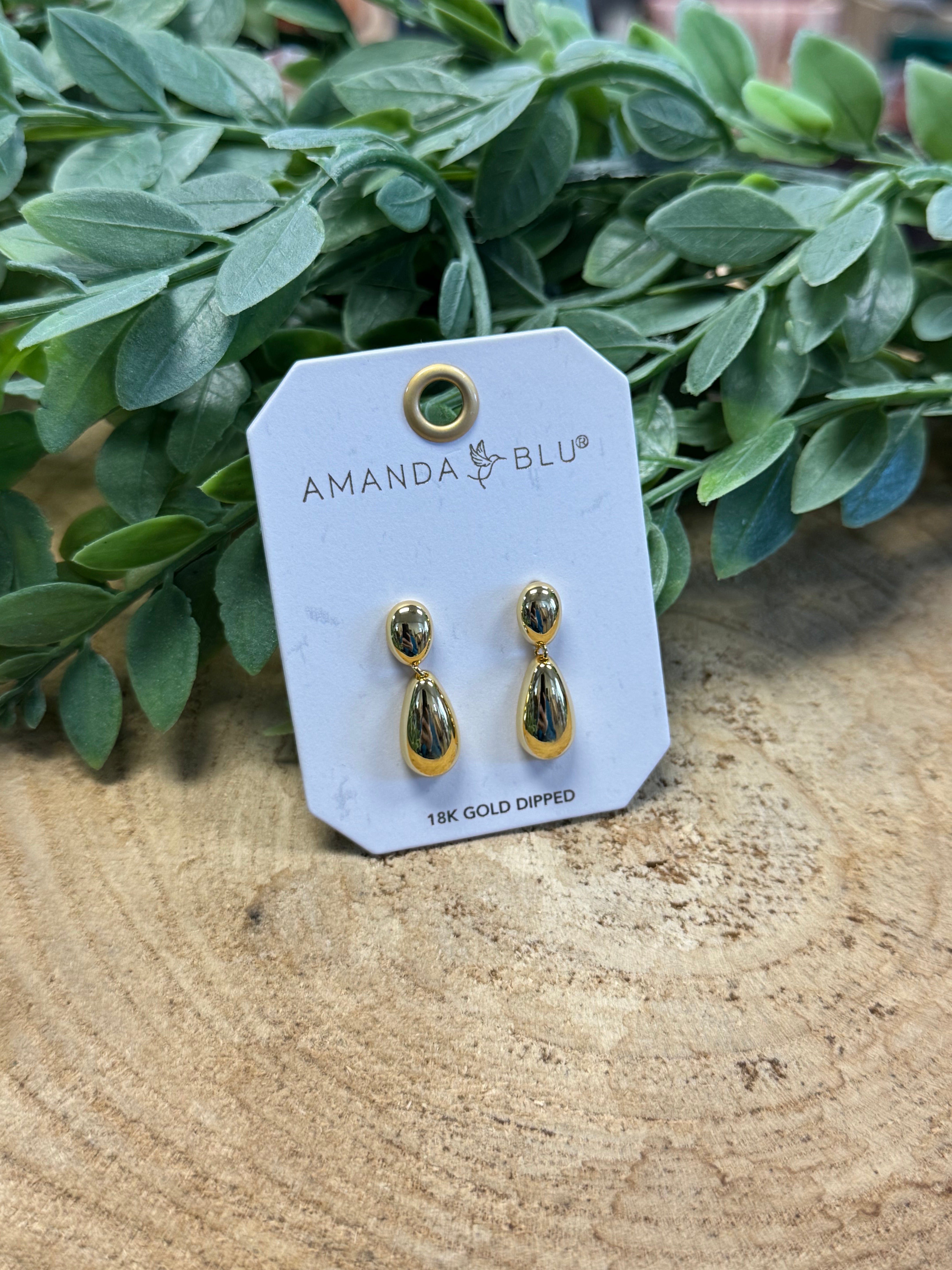 Harper Mini Drop Stud-Amanda Blu-The Silo Boutique, Women's Fashion Boutique Located in Warren and Grand Forks North Dakota