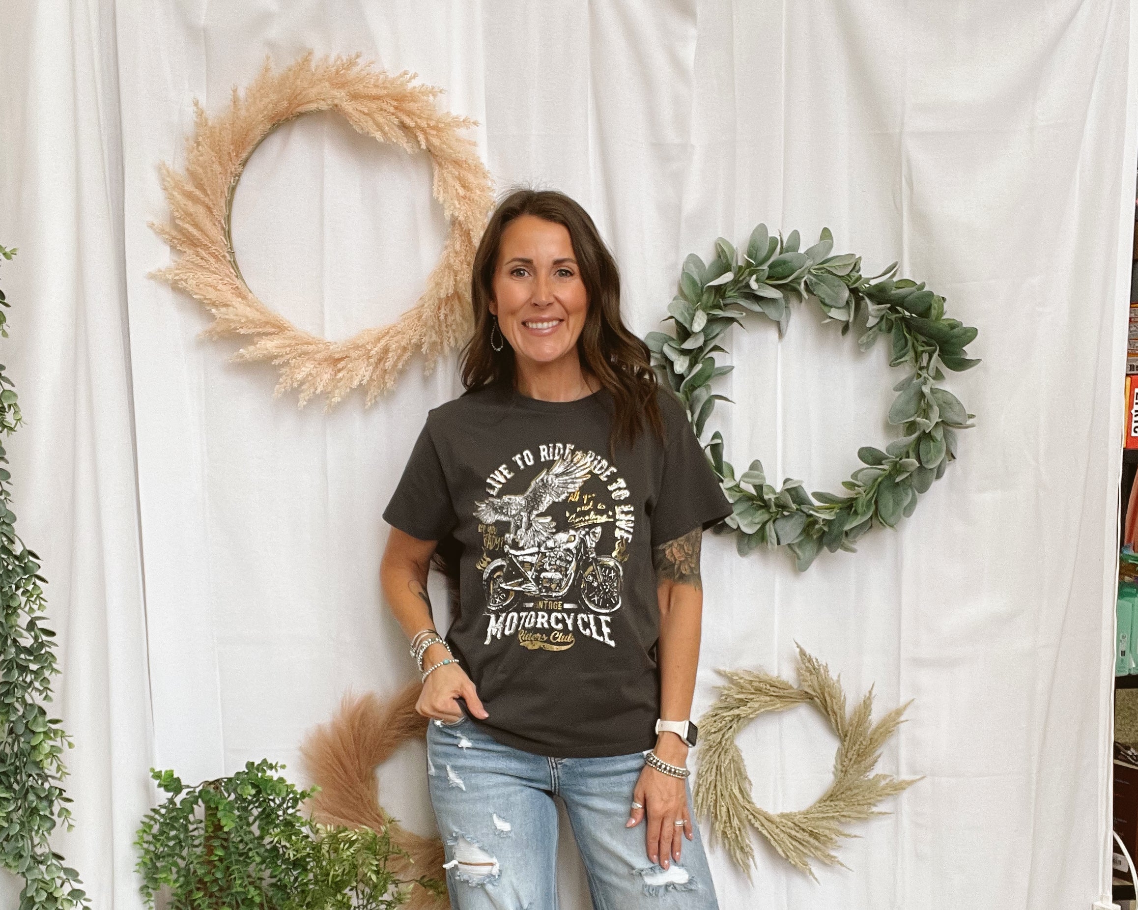 Blakeley Drew Distressed Dad Jeans-Jeans-risen-The Silo Boutique, Women's Fashion Boutique Located in Warren and Grand Forks North Dakota