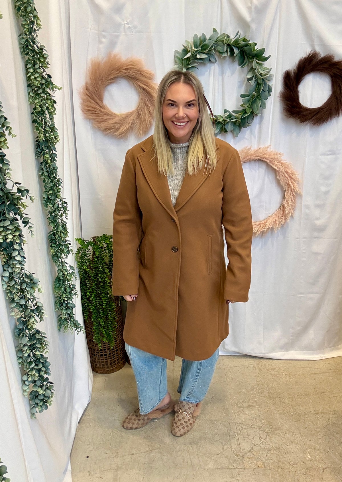 City Chic Jacket-Camel-Coats & Jackets-be cool-The Silo Boutique, Women's Fashion Boutique Located in Warren and Grand Forks North Dakota