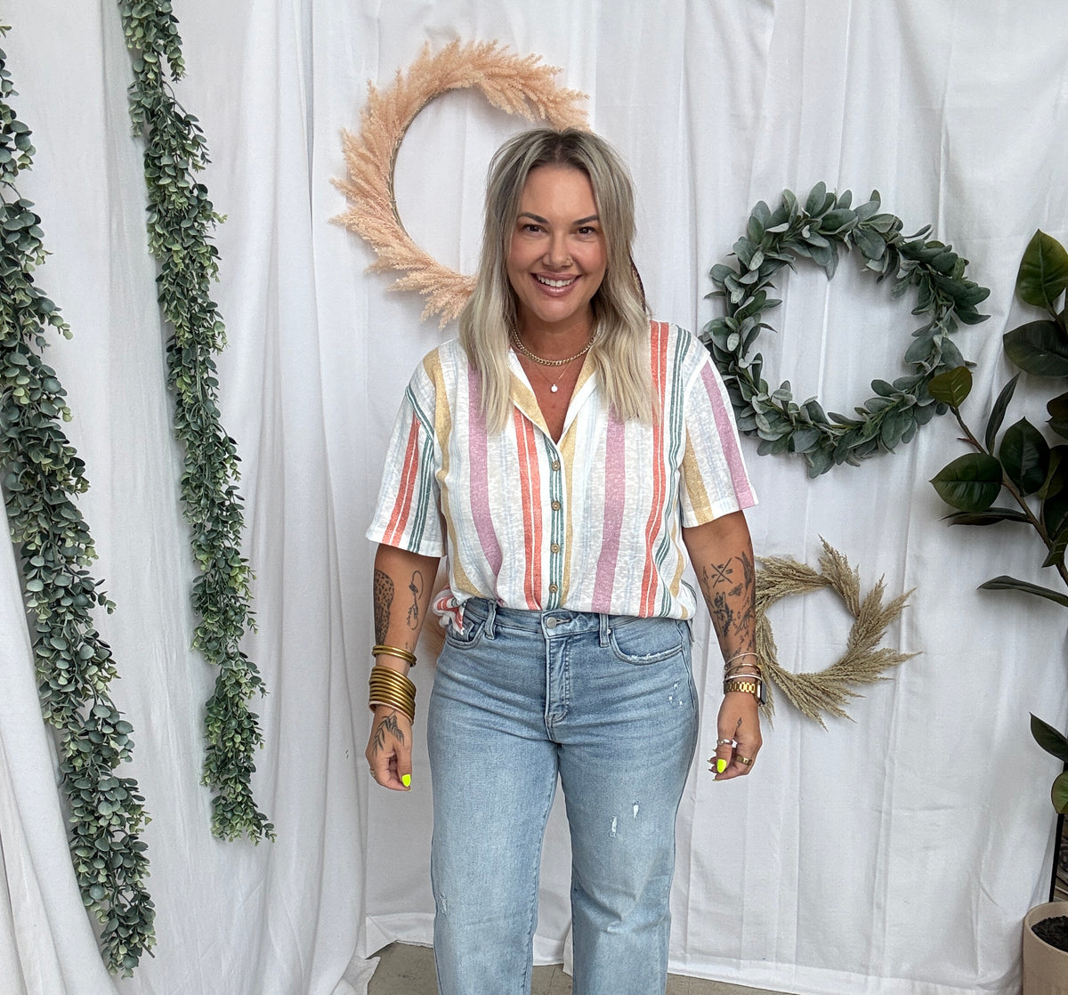 Risen Everly Light Wide Leg Jeans-Jeans-risen-The Silo Boutique, Women's Fashion Boutique Located in Warren and Grand Forks North Dakota