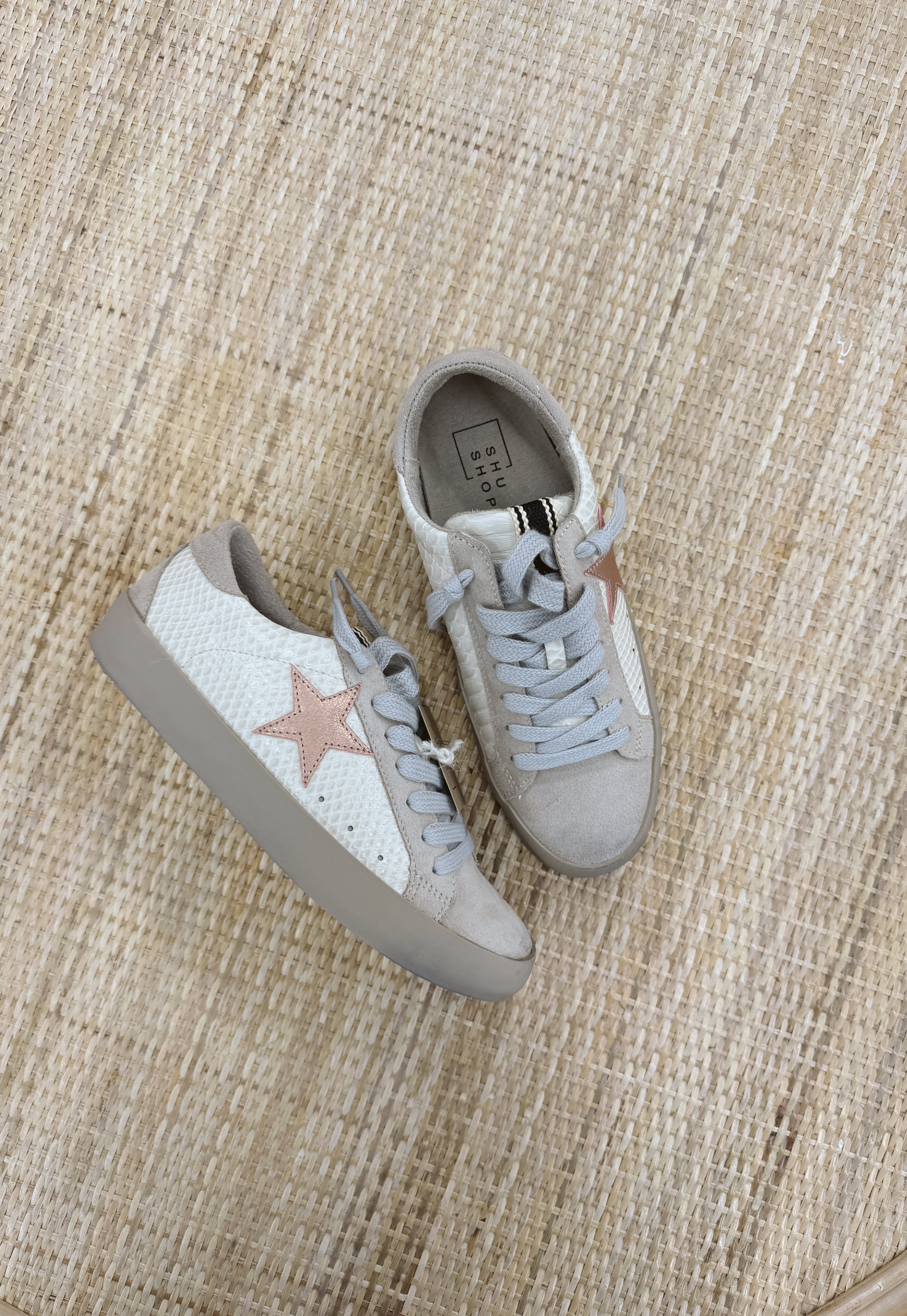 ShuShop Paula Off White Snake Sneaker-Final Sale-Shoes-shushop-The Silo Boutique, Women's Fashion Boutique Located in Warren and Grand Forks North Dakota