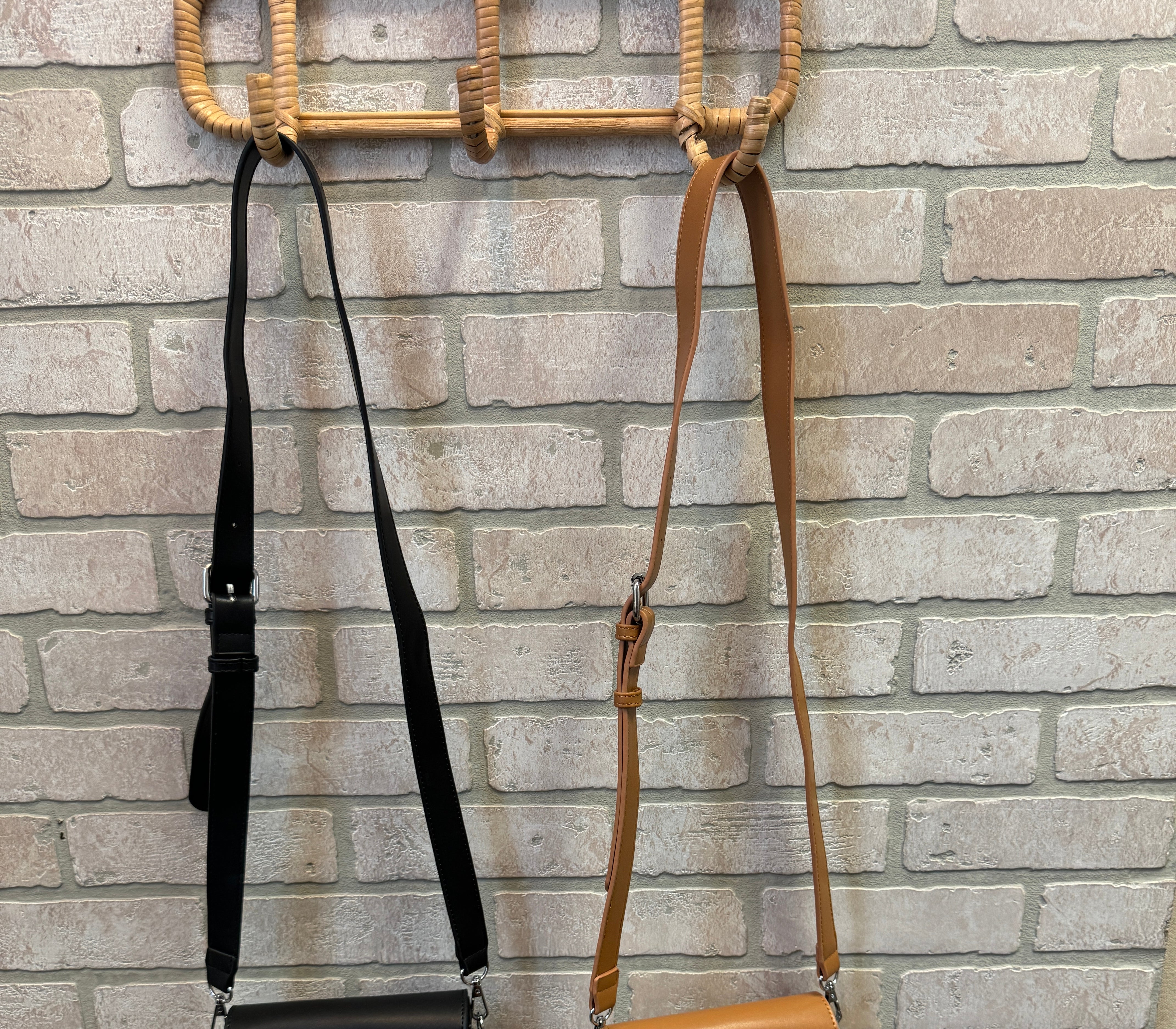 Crossbody Faux Leather Clear Purse-Crossbody Purses-Fame-The Silo Boutique, Women's Fashion Boutique Located in Warren and Grand Forks North Dakota