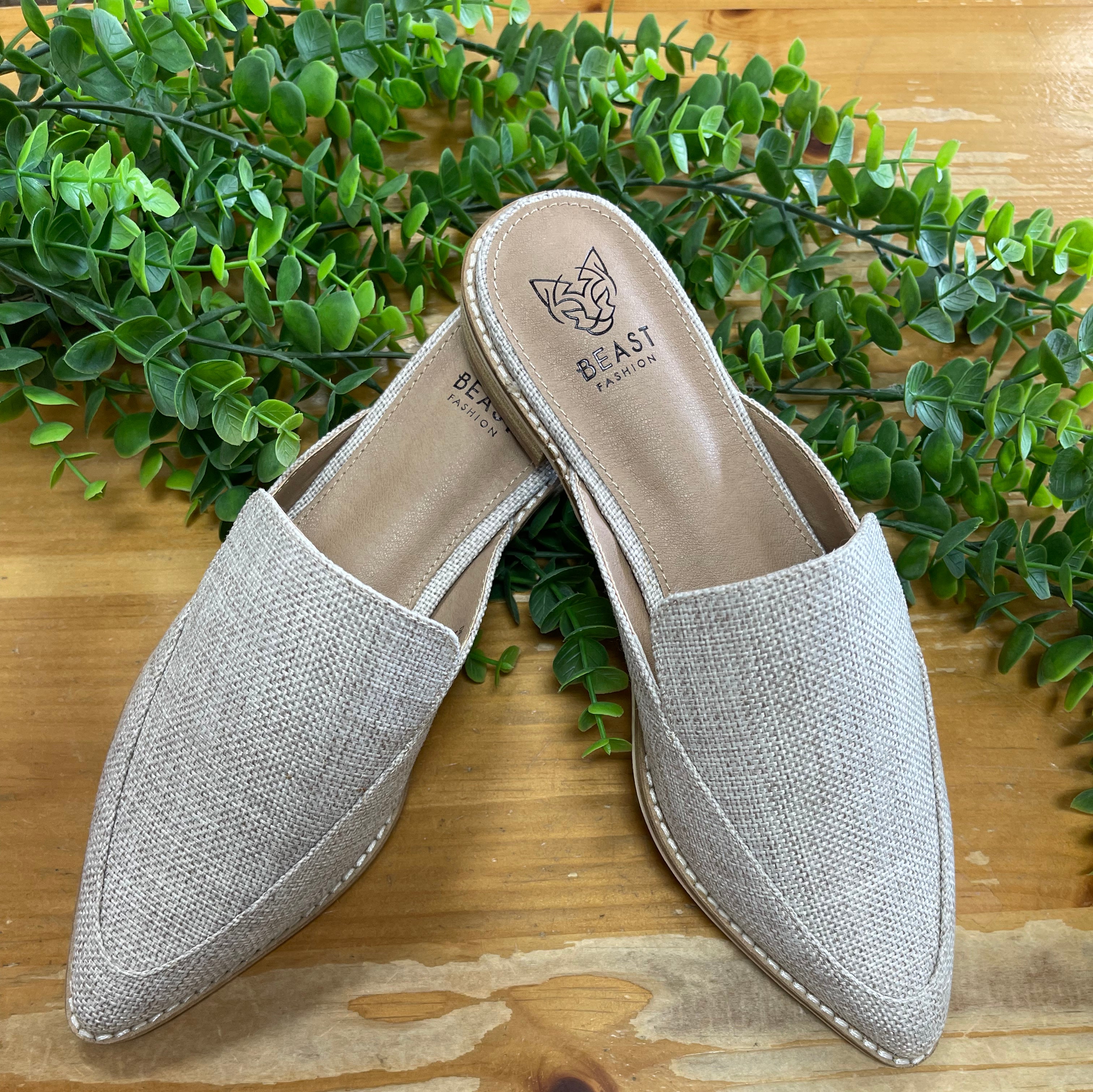 Beast Grim Mule-Taupe-Mules-Beast-The Silo Boutique, Women's Fashion Boutique Located in Warren and Grand Forks North Dakota