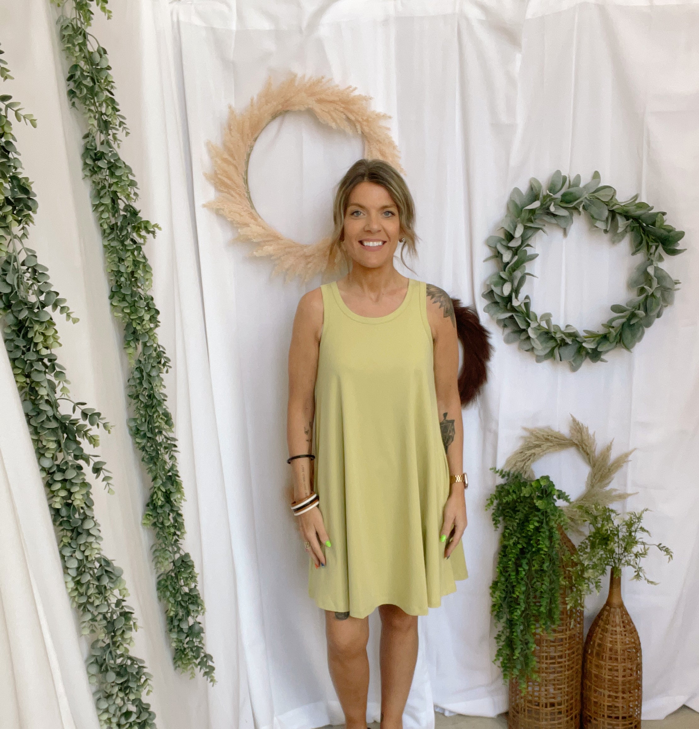 Be Cool A Line Dress-Acacia-Dresses-be cool-The Silo Boutique, Women's Fashion Boutique Located in Warren and Grand Forks North Dakota