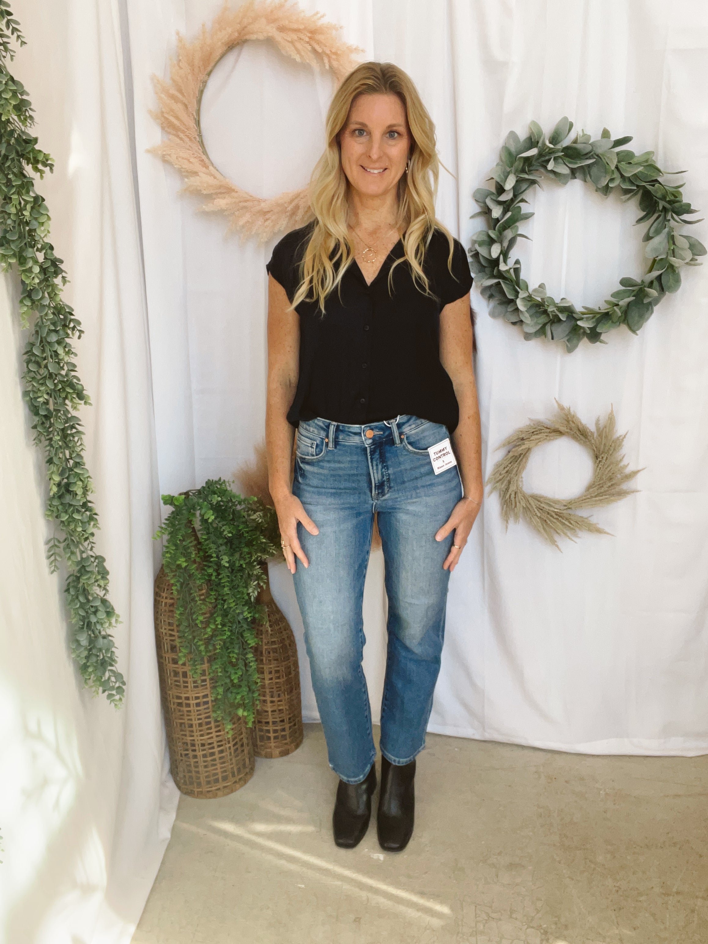 Muse Cap Sleeve Top-Black-Long Sleeve Tops-miou muse-The Silo Boutique, Women's Fashion Boutique Located in Warren and Grand Forks North Dakota