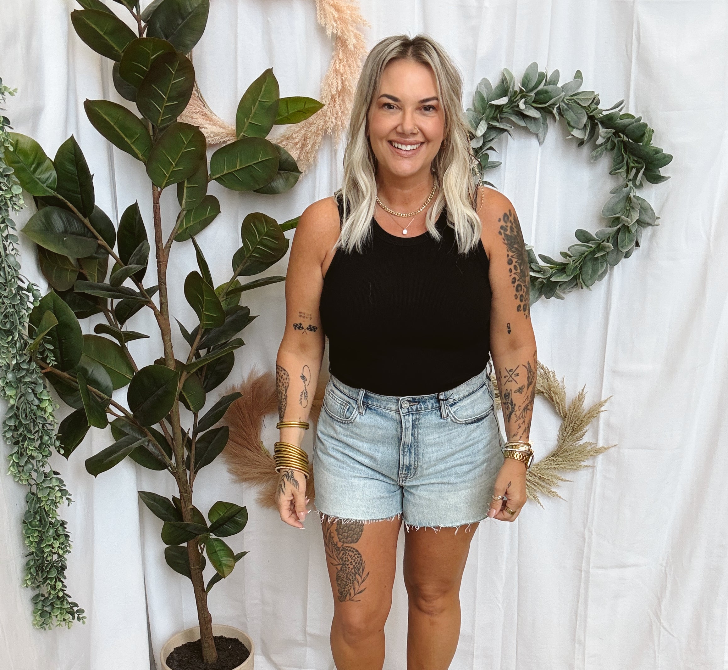 Mono B Ribbed Tank Top-Black-Tank Tops-mono b-The Silo Boutique, Women's Fashion Boutique Located in Warren and Grand Forks North Dakota