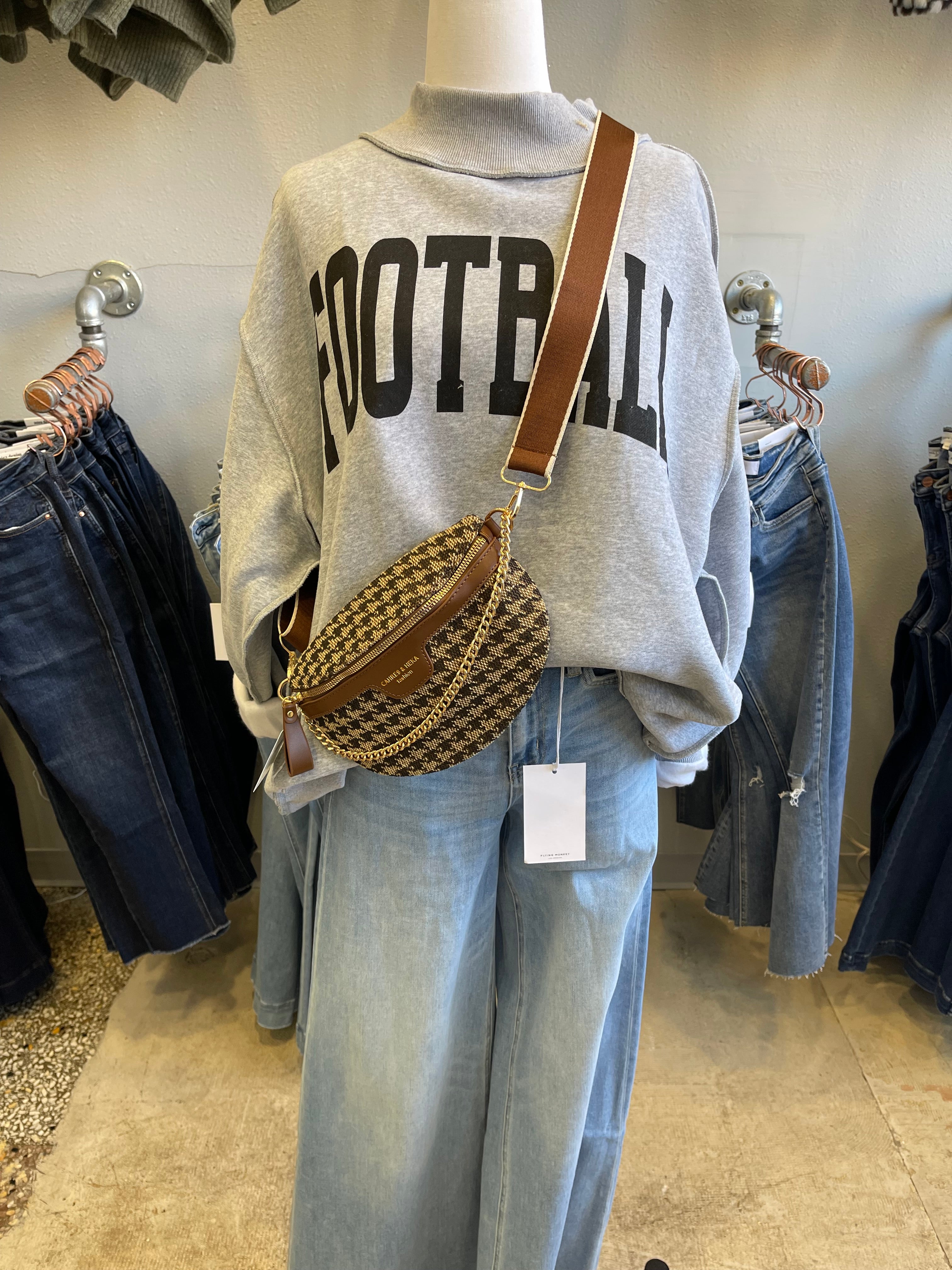 In the City Leopard Bum Bag-Brown-Purses-city-The Silo Boutique, Women's Fashion Boutique Located in Warren and Grand Forks North Dakota