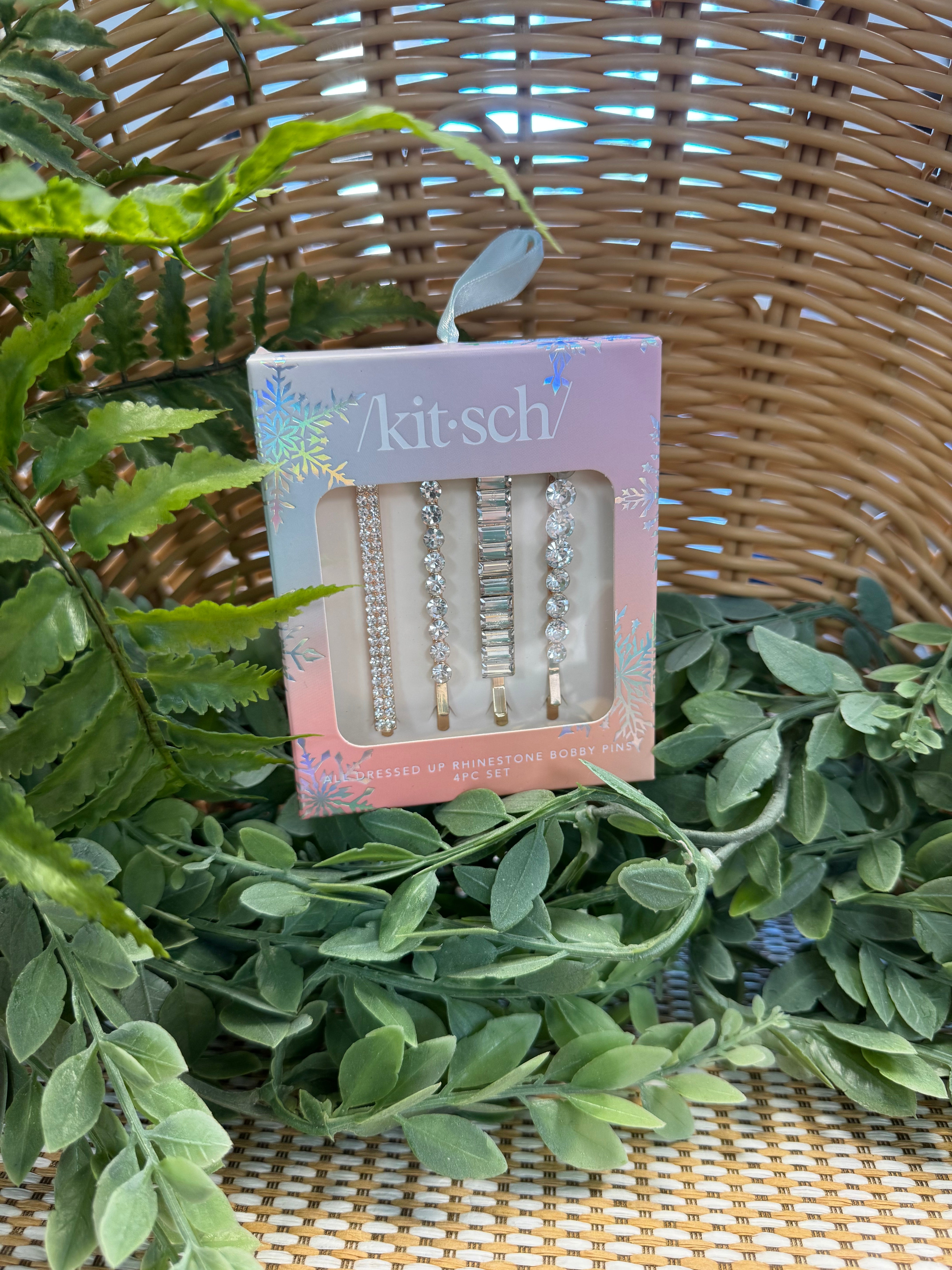 Kitsch Rhinestone Bobby Pins Set-Hair Accessories-kitsch-The Silo Boutique, Women's Fashion Boutique Located in Warren and Grand Forks North Dakota