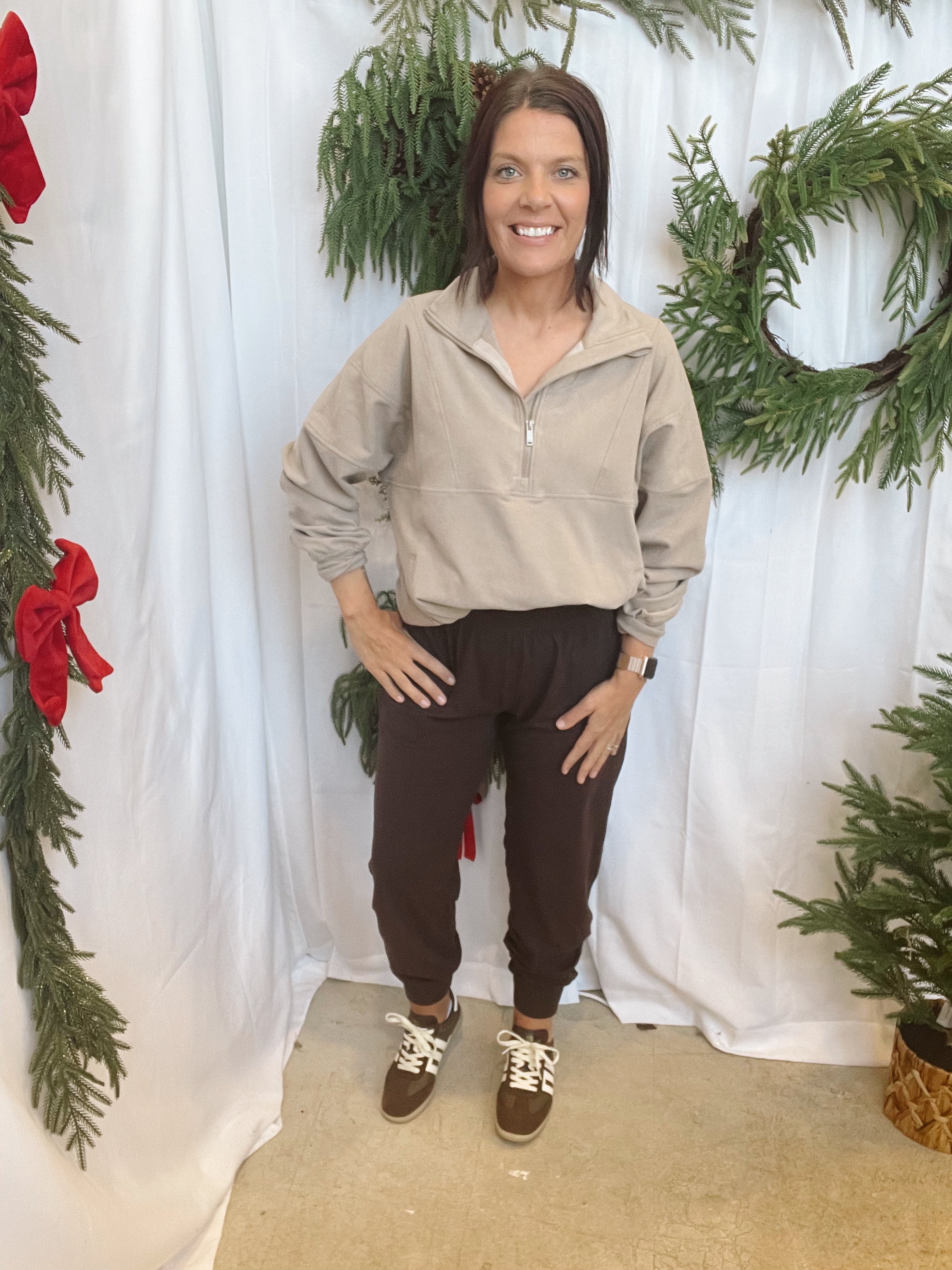 Espresso Soft Jogger Pants-joggers-rae mode-The Silo Boutique, Women's Fashion Boutique Located in Warren and Grand Forks North Dakota