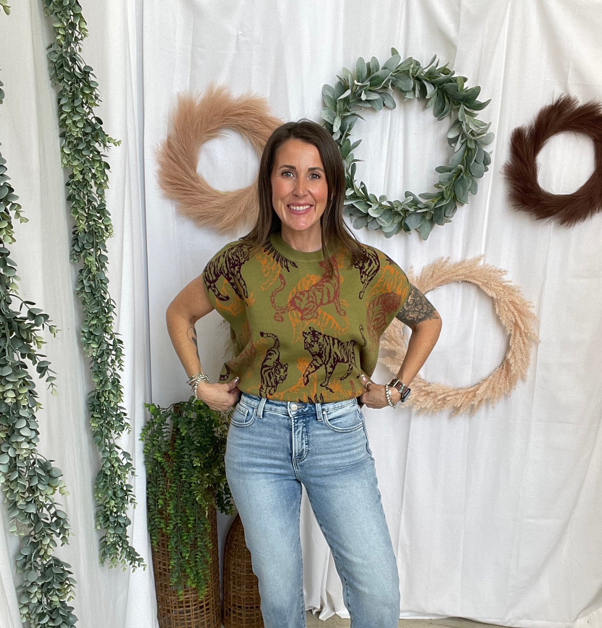 Gracie Risen Straight Cuff Crop Jeans-Jeans-risen-The Silo Boutique, Women's Fashion Boutique Located in Warren and Grand Forks North Dakota