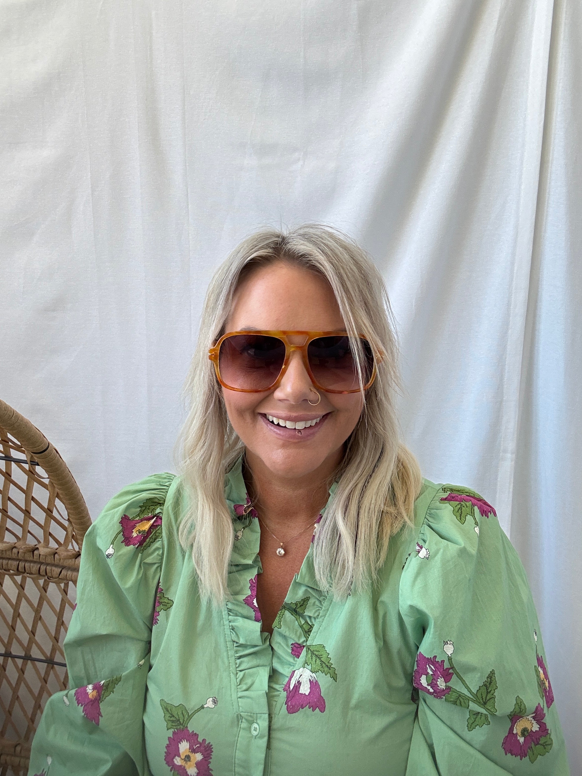 Natalie Oversized Aviator Sunglasses-pretty simple-The Silo Boutique, Women's Fashion Boutique Located in Warren and Grand Forks North Dakota