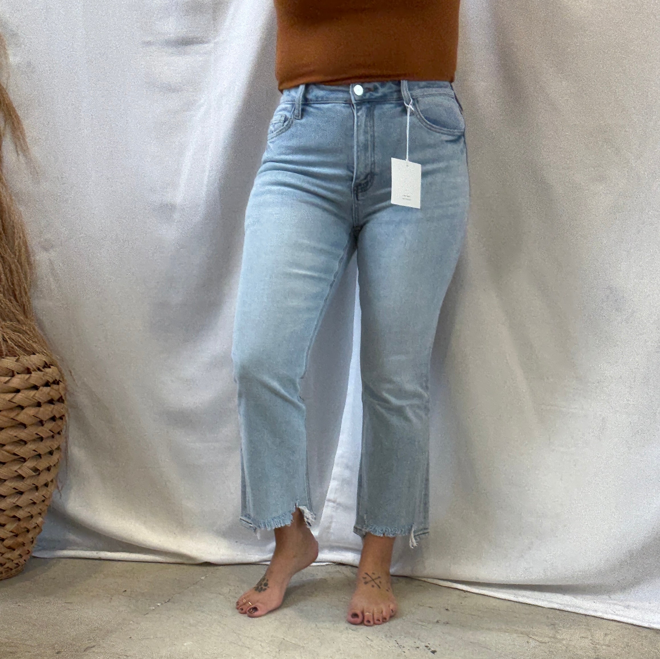 Lovervet Amity Kick Flare Jeans-Jeans-lovervet-The Silo Boutique, Women's Fashion Boutique Located in Warren and Grand Forks North Dakota