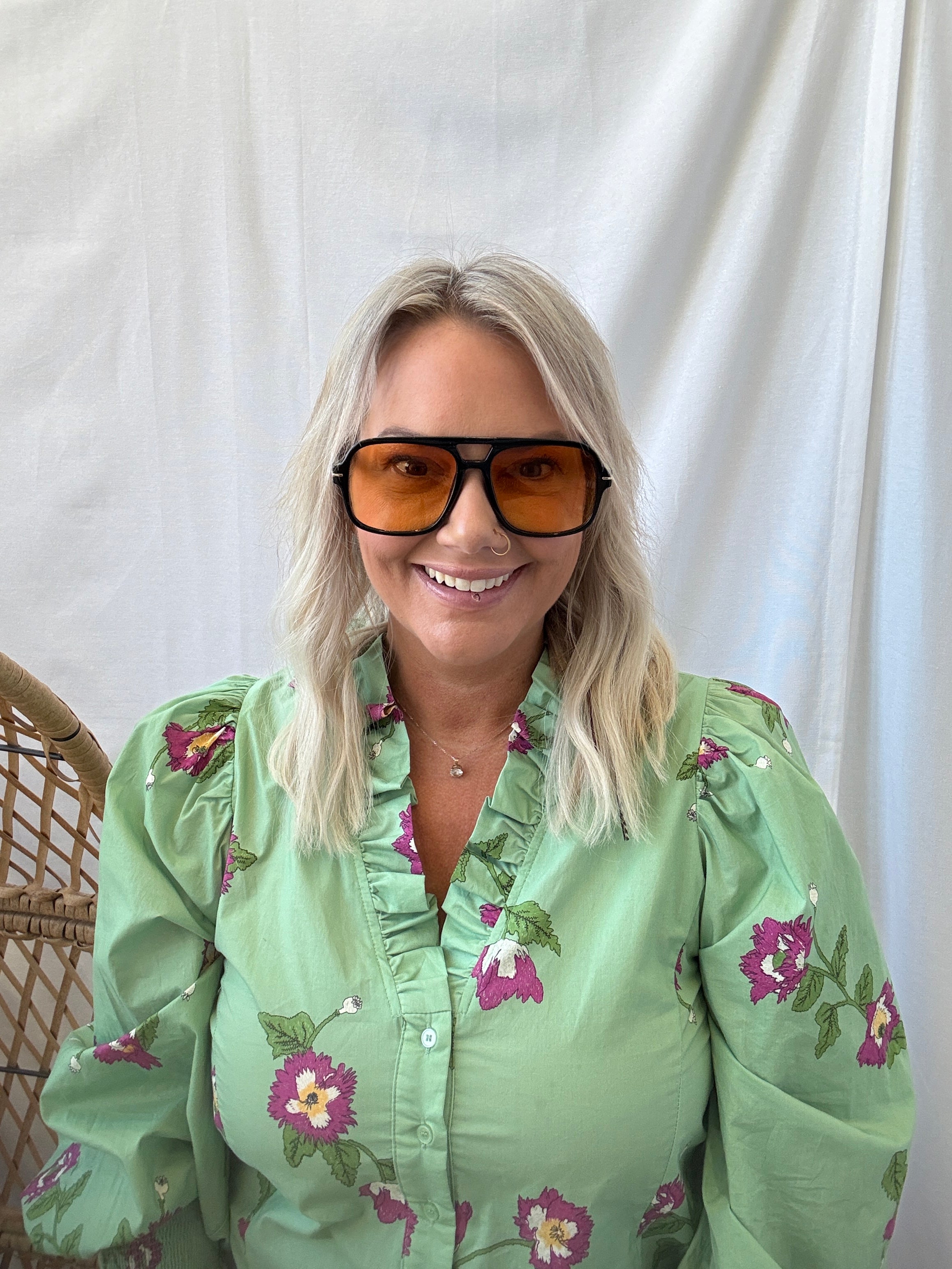 Natalie Oversized Aviator Sunglasses-pretty simple-The Silo Boutique, Women's Fashion Boutique Located in Warren and Grand Forks North Dakota