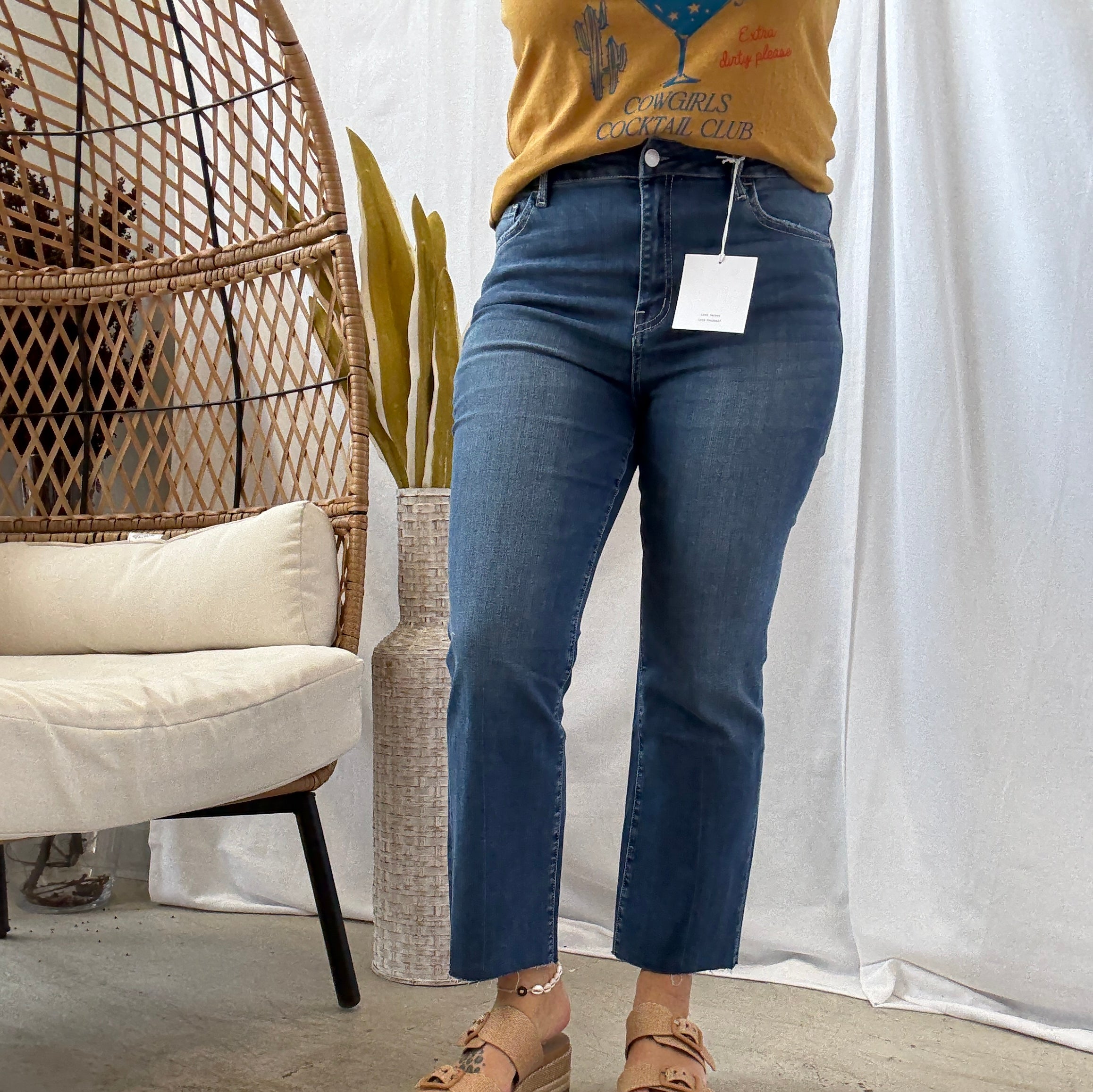 Lovervet Ixora Kick Flare Jeans-Jeans-lovervet-The Silo Boutique, Women's Fashion Boutique Located in Warren and Grand Forks North Dakota