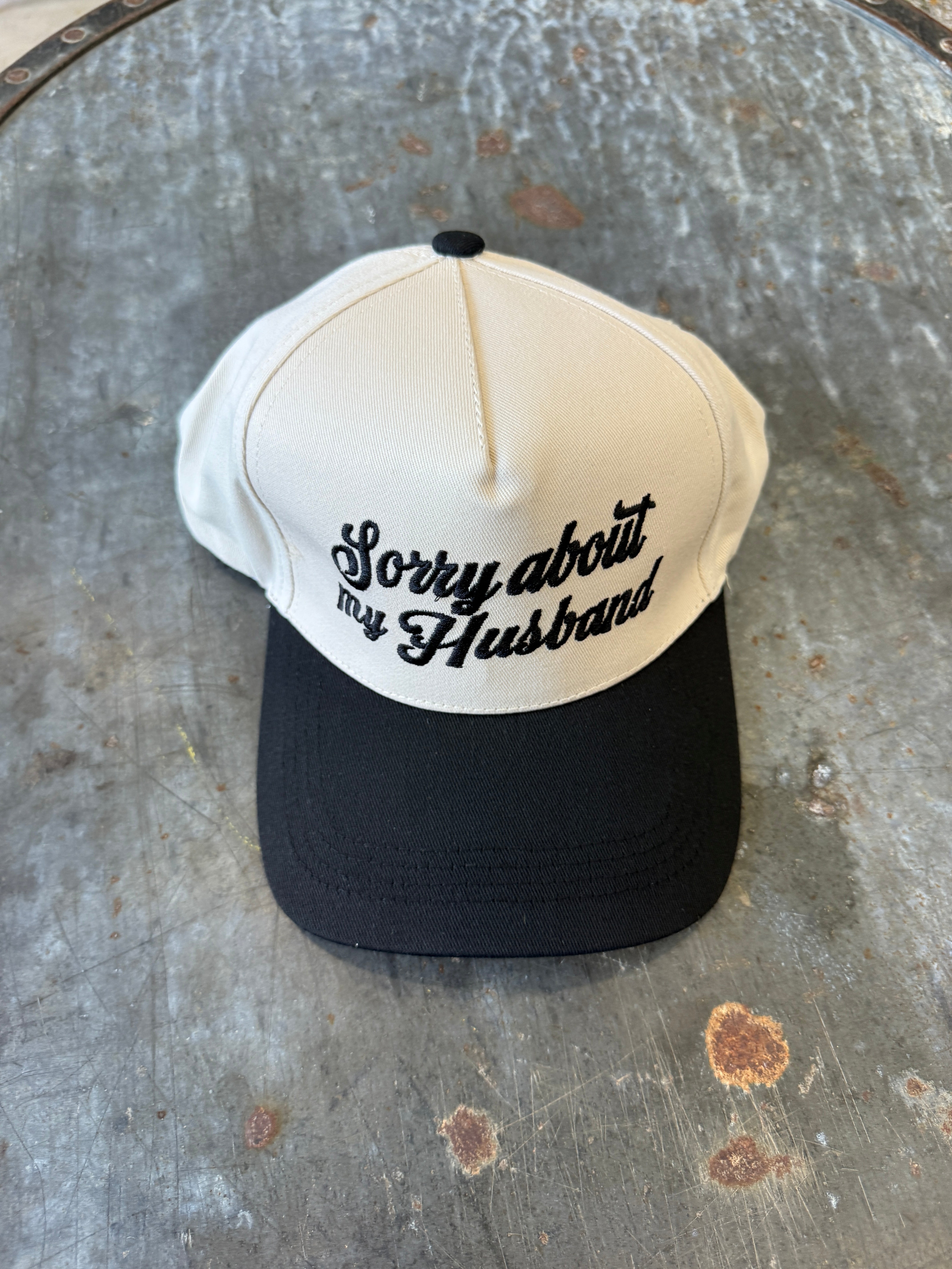 Zen Sorry About My Husband-Black-Hats-Zenana-The Silo Boutique, Women's Fashion Boutique Located in Warren and Grand Forks North Dakota
