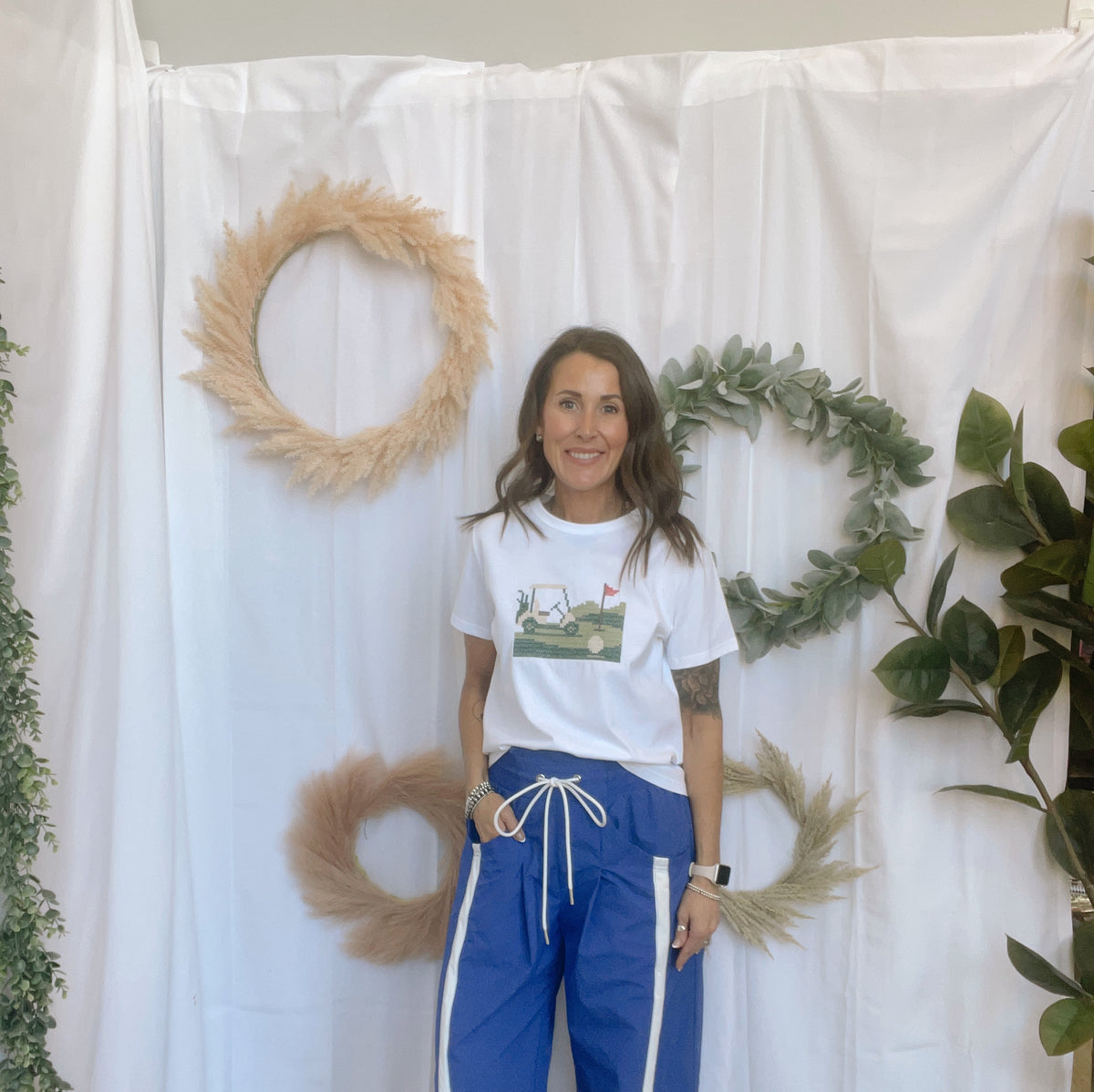 Bucket Windbreaker Pants-Blue-Pants-bucketlist-The Silo Boutique, Women's Fashion Boutique Located in Warren and Grand Forks North Dakota