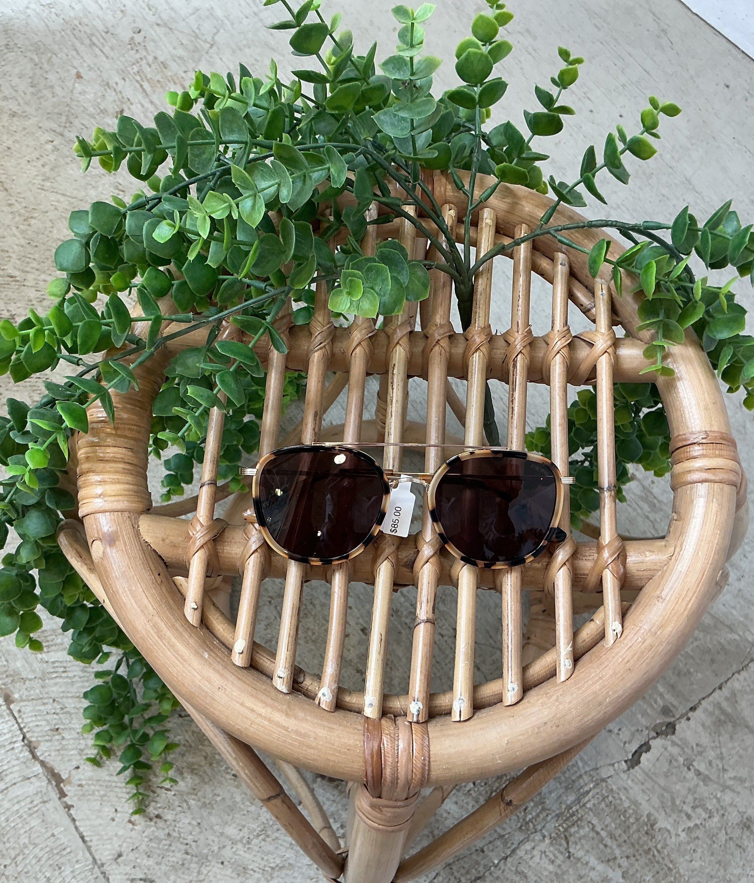 Freyrs Weston Round Sunglasses-Milky-Sunglasses-freyers-The Silo Boutique, Women's Fashion Boutique Located in Warren and Grand Forks North Dakota